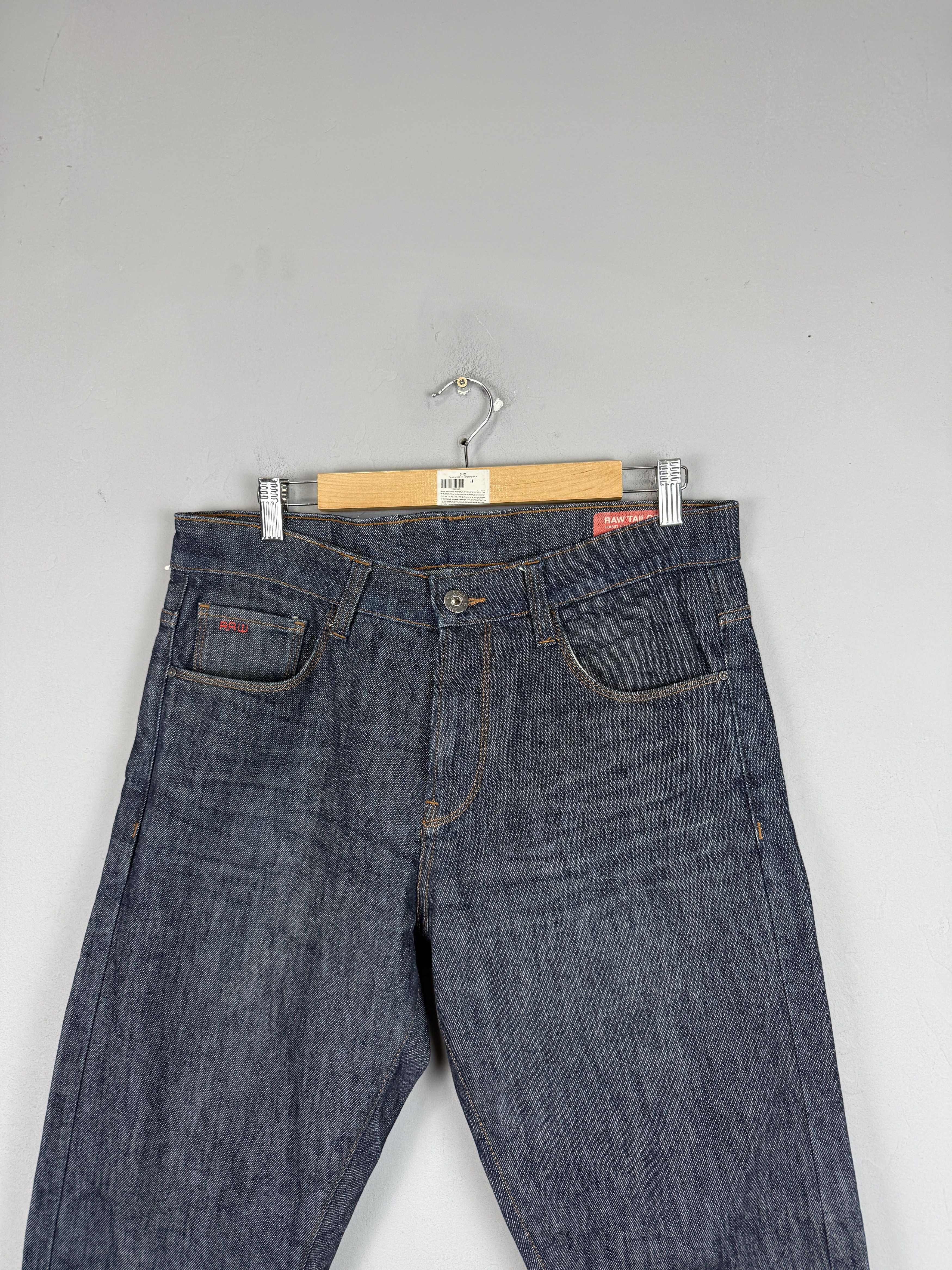 G-Star G-Star Raw 3301 Slim Jeans Selvedge Denim Tailored Blue Size US 30 / EU 46 - 6 Thumbnail
