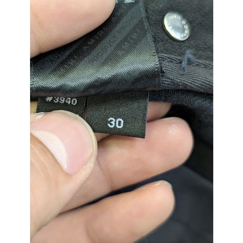 Amiri o1rshd1 Stack Workman Jeans in Aged Black Size US 30 / EU 46 - 22 Thumbnail