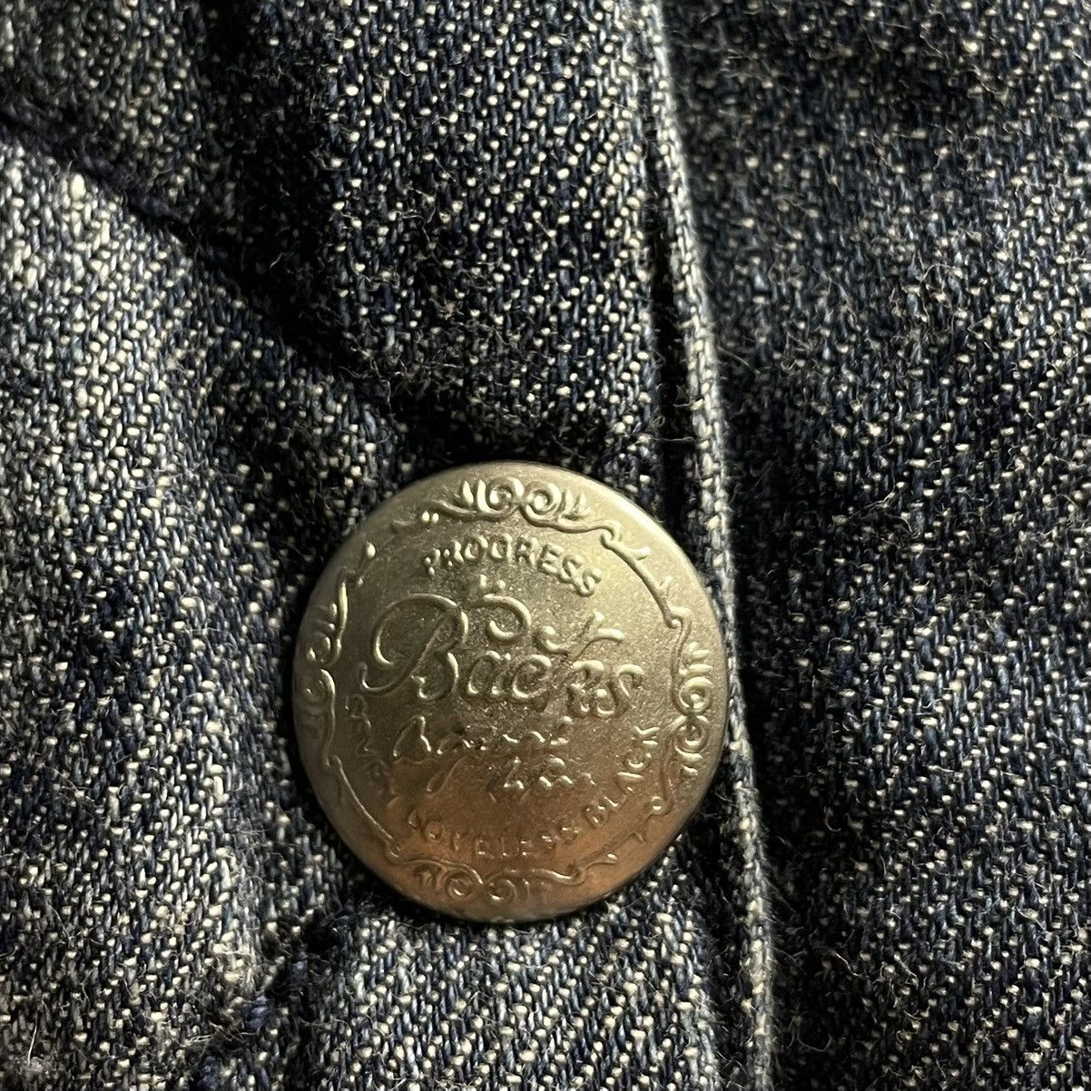 If Six Was Nine × Japanese Brand × Le Grande Bleu (L.G.B.) 🇯🇵 BACKS BUTTON UP FULL ZIP FUR HOODIE DENIM JACKET Size M / US 6-8 / IT 42-44 - 16 Thumbnail