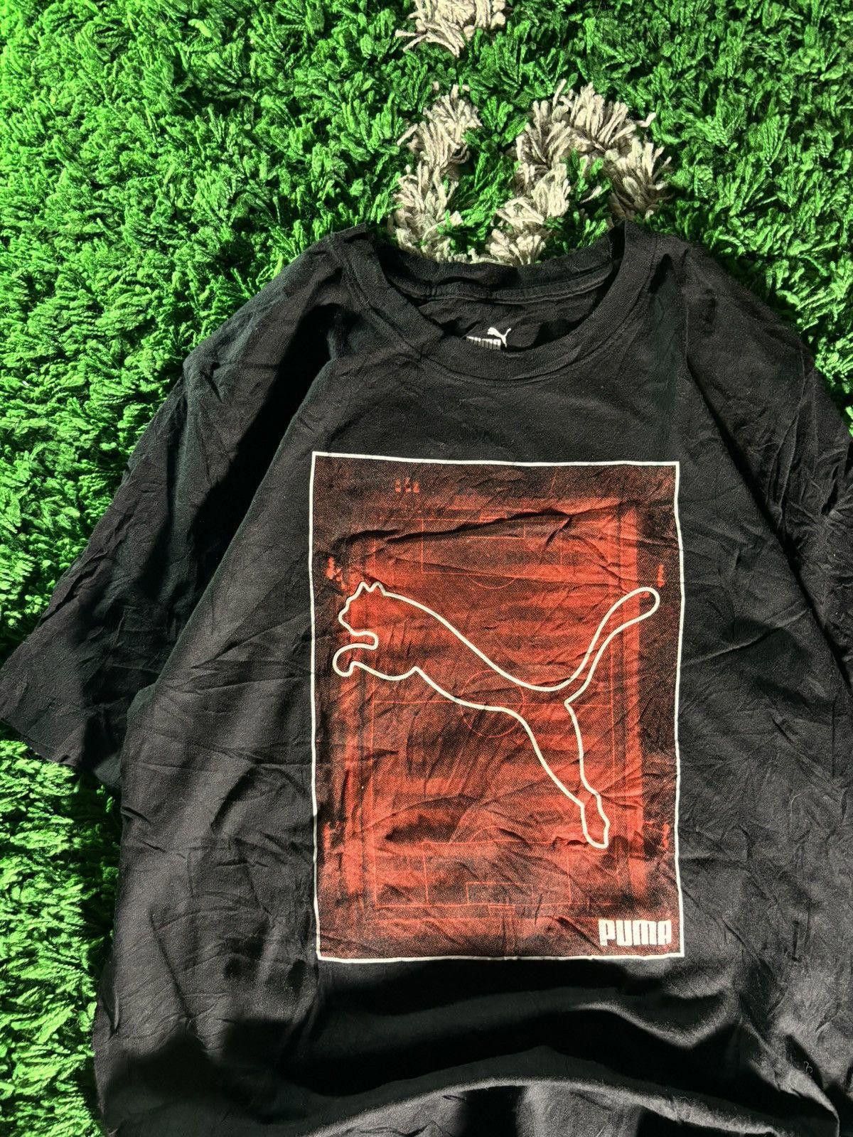 Puma 2010s Puma Big Logo Tee Size US L / EU 52-54 / 3 - 3 Thumbnail