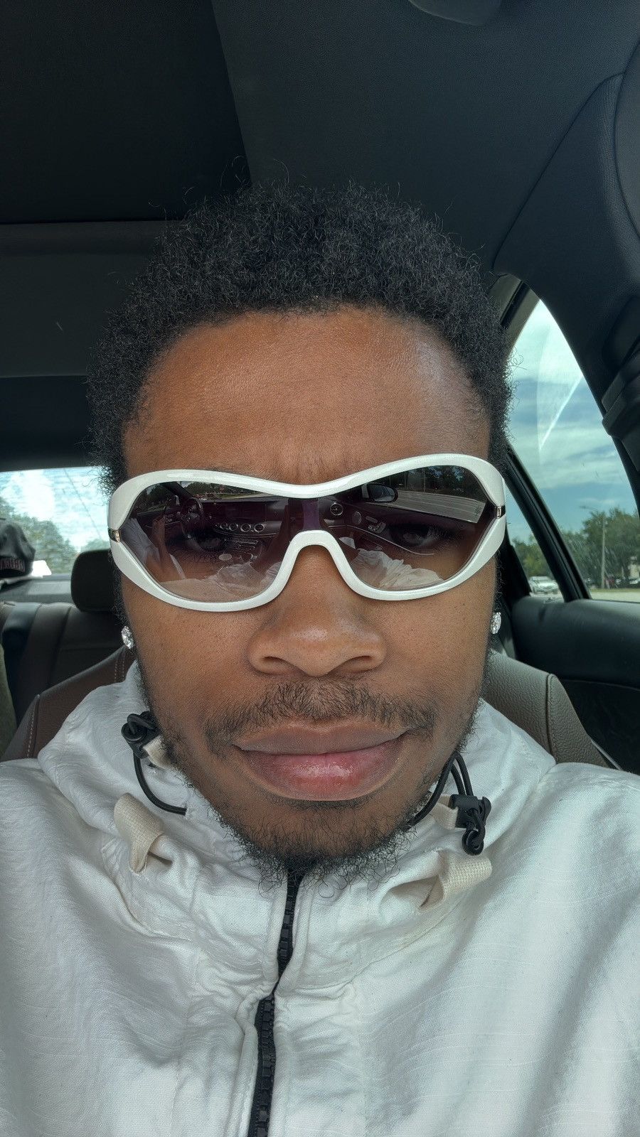 Prada × Vintage Prada Sunglasses white Size ONE SIZE - 2 Thumbnail