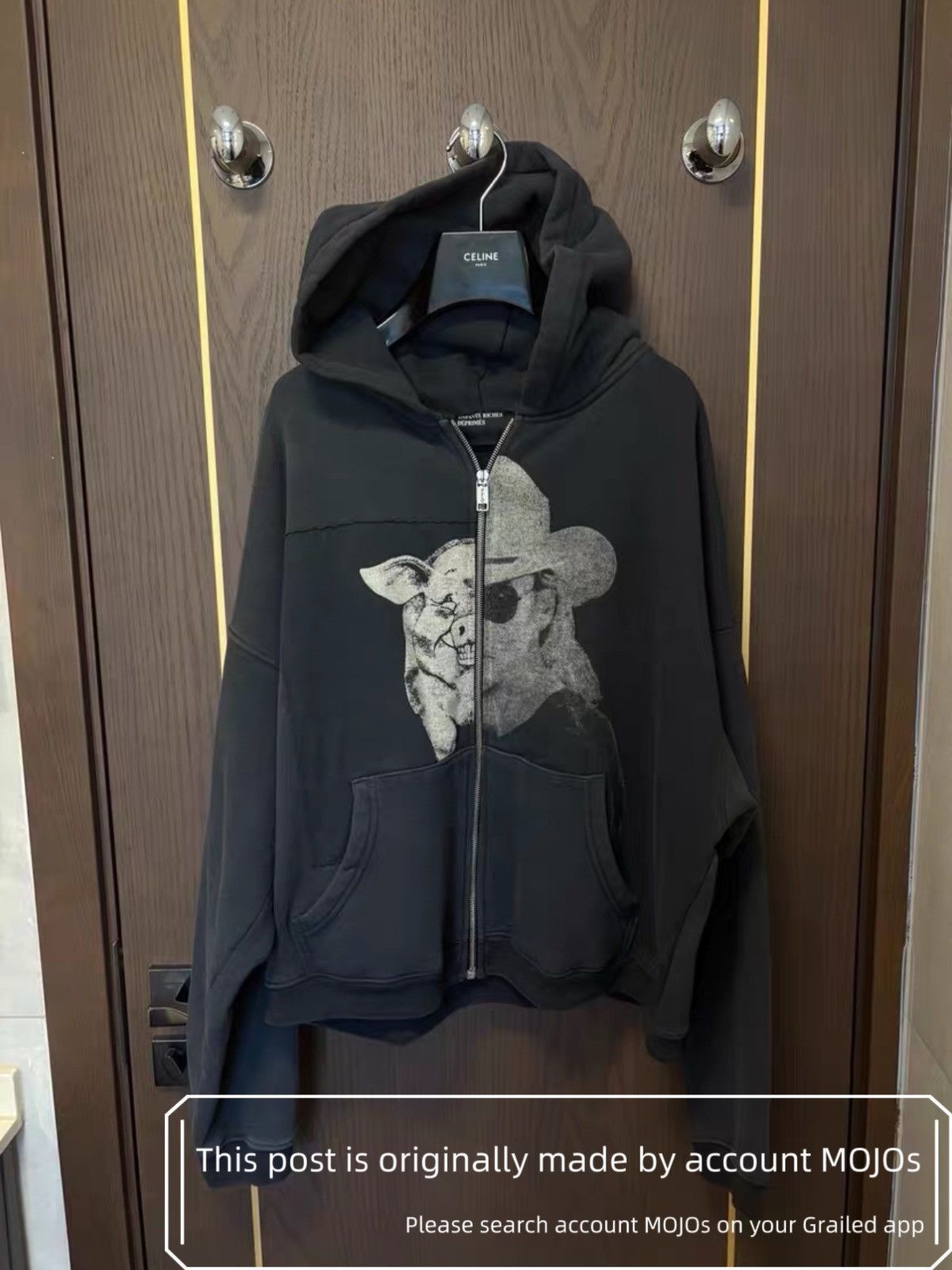 Enfants Riches Deprimes Sz M Enfants Riches Deprimes Pig Man Zip-up Hoodie mojos1036 Size US M / EU 48-50 / 2 - 1 Thumbnail