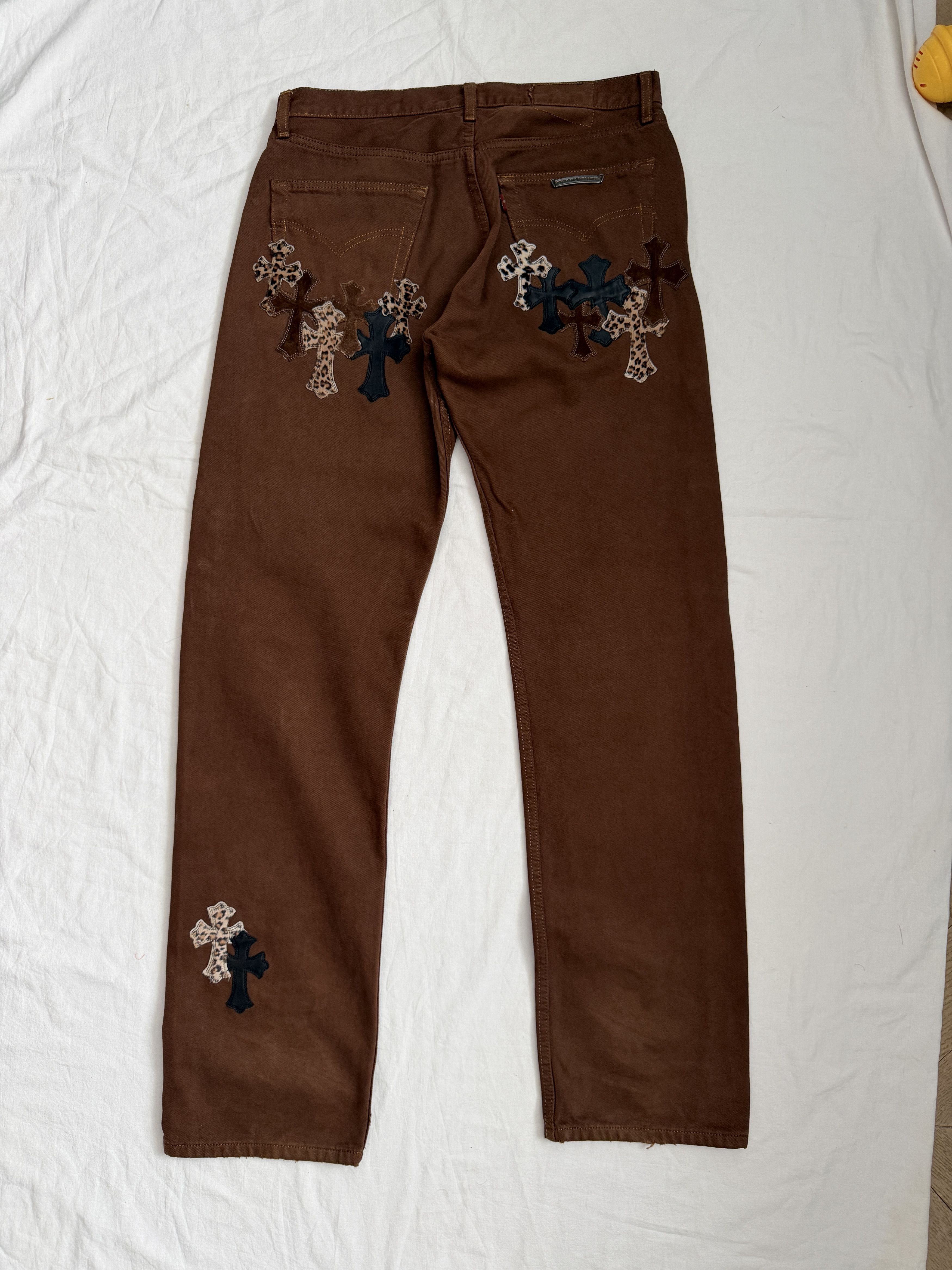 Chrome Hearts NYFW Levi's Cross Patch Jeans Size US 31 - 2 Thumbnail