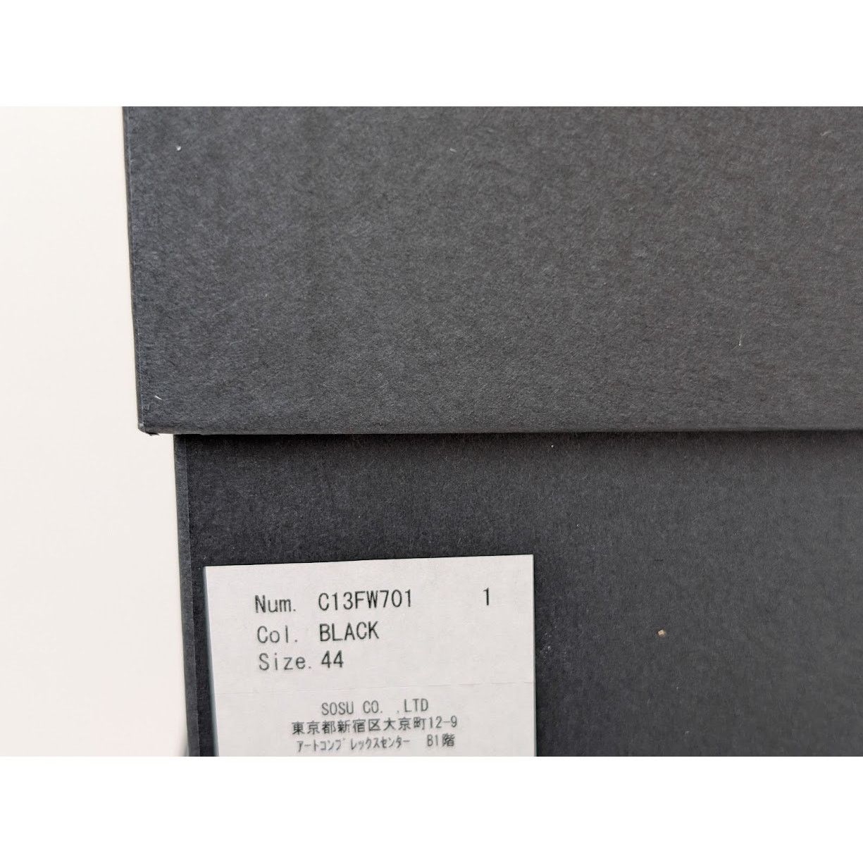 Amiri o1rshd1 Maison Mihara Yasuhiro Low-Top Sneakers in Black Size US 11 / EU 44 - 24 Thumbnail