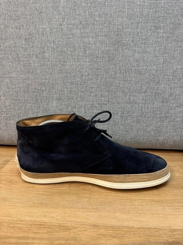Tod's Tod's Suede Leather Navy Boots Moccasins 7 42 Size US 9 / EU 42 - 3 Thumbnail