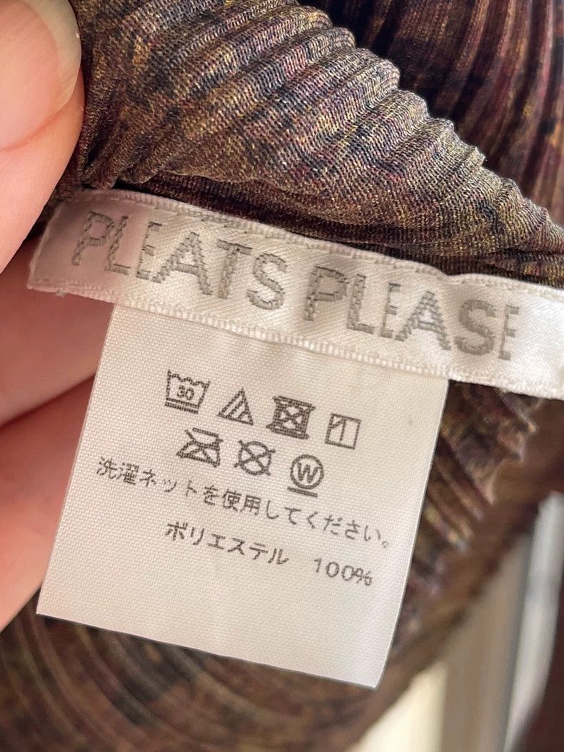 Issey Miyake issey miyake size:4 Coffee-colored marble-patterned top 25 Size XXS / US 00 / IT 34 - 3 Thumbnail
