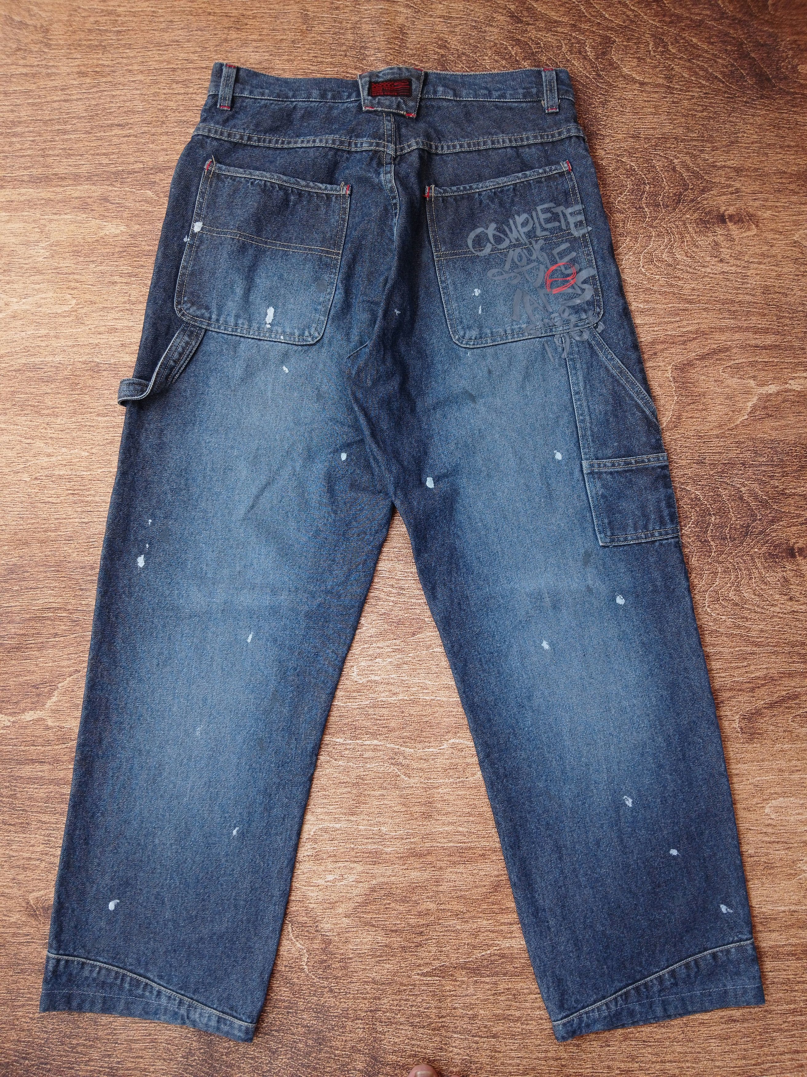 Japanese Brand × Vans 90's Vans 66 Skate Root Carpenter Denim Baggy Jeans Size US 32 / EU 48 - 2 Thumbnail