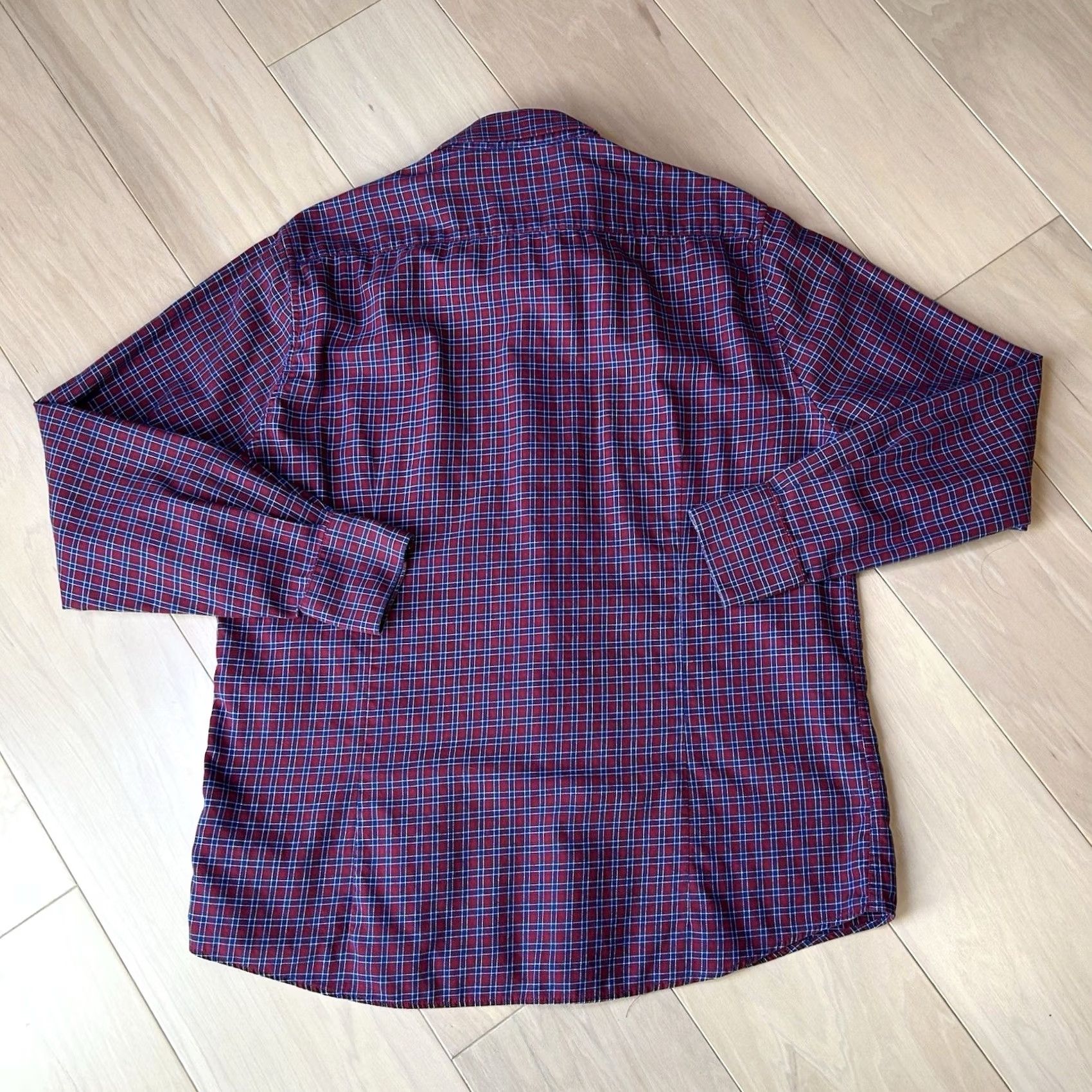 Barbour VINTAGE Barbour Button-Up Plaid Shirt Long Sleeve Men’s USA Large Size US L / EU 52-54 / 3 - 3 Thumbnail