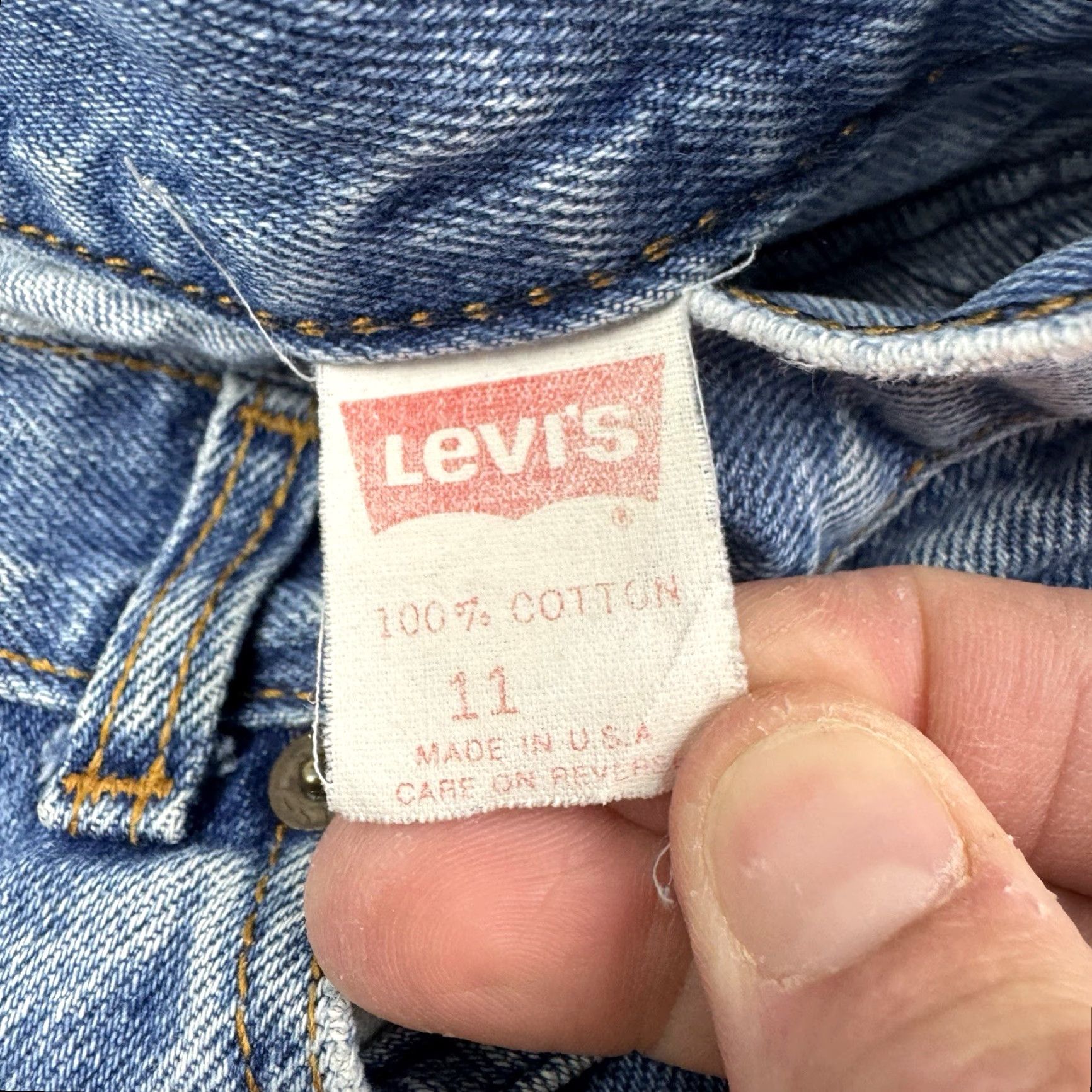 Levi's VINTAGE Levi's Jeans 568 Womens 11 High Waisted Mom 1980s 90s Made In USA Blue 90s Levis 568 Womens Jeans Size 32" / US 10 / IT 46 - 5 Thumbnail