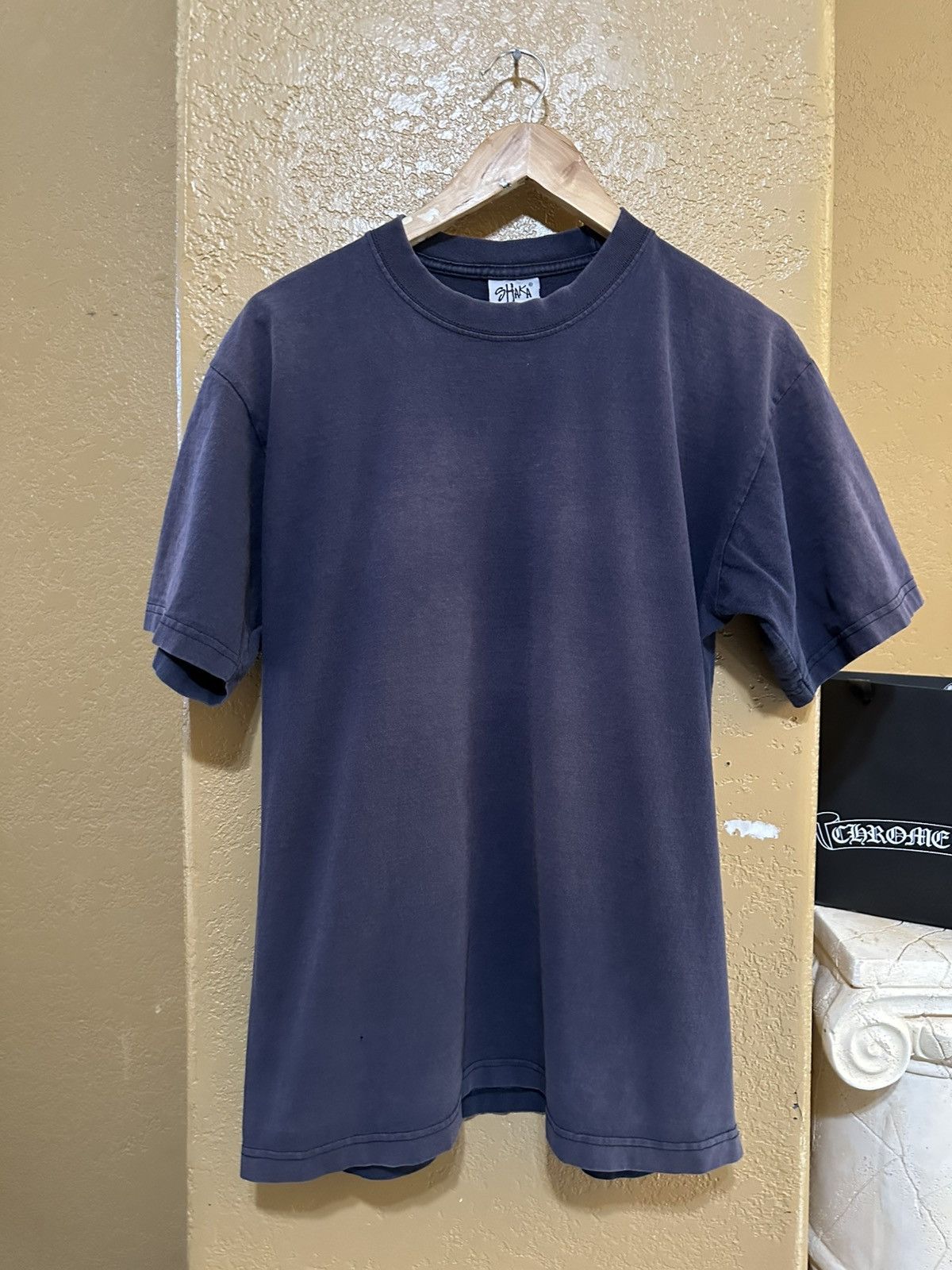 4GSELLER faded navy blue tee shirt large Size US L / EU 52-54 / 3 - 2 Thumbnail