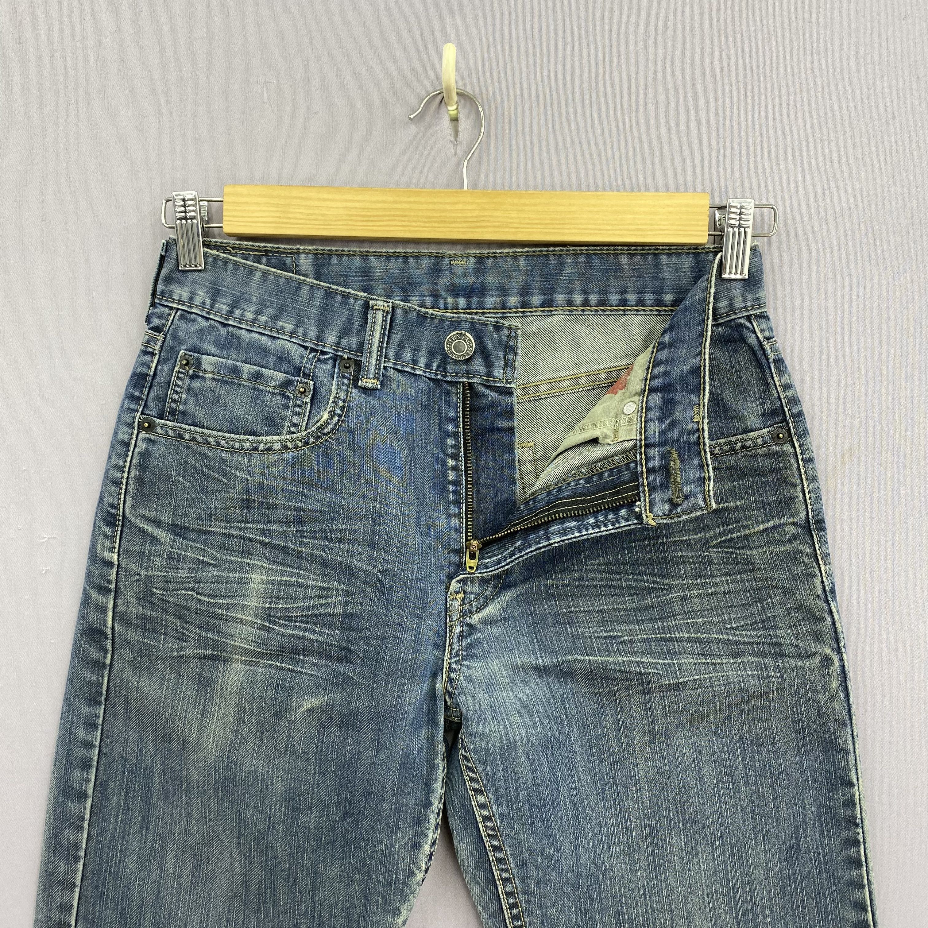 Levi's Vintage Levis 514 Jeans Distressed Stone Wash Denim BS47167 Size 28" / US 6 / IT 42 - 5 Thumbnail
