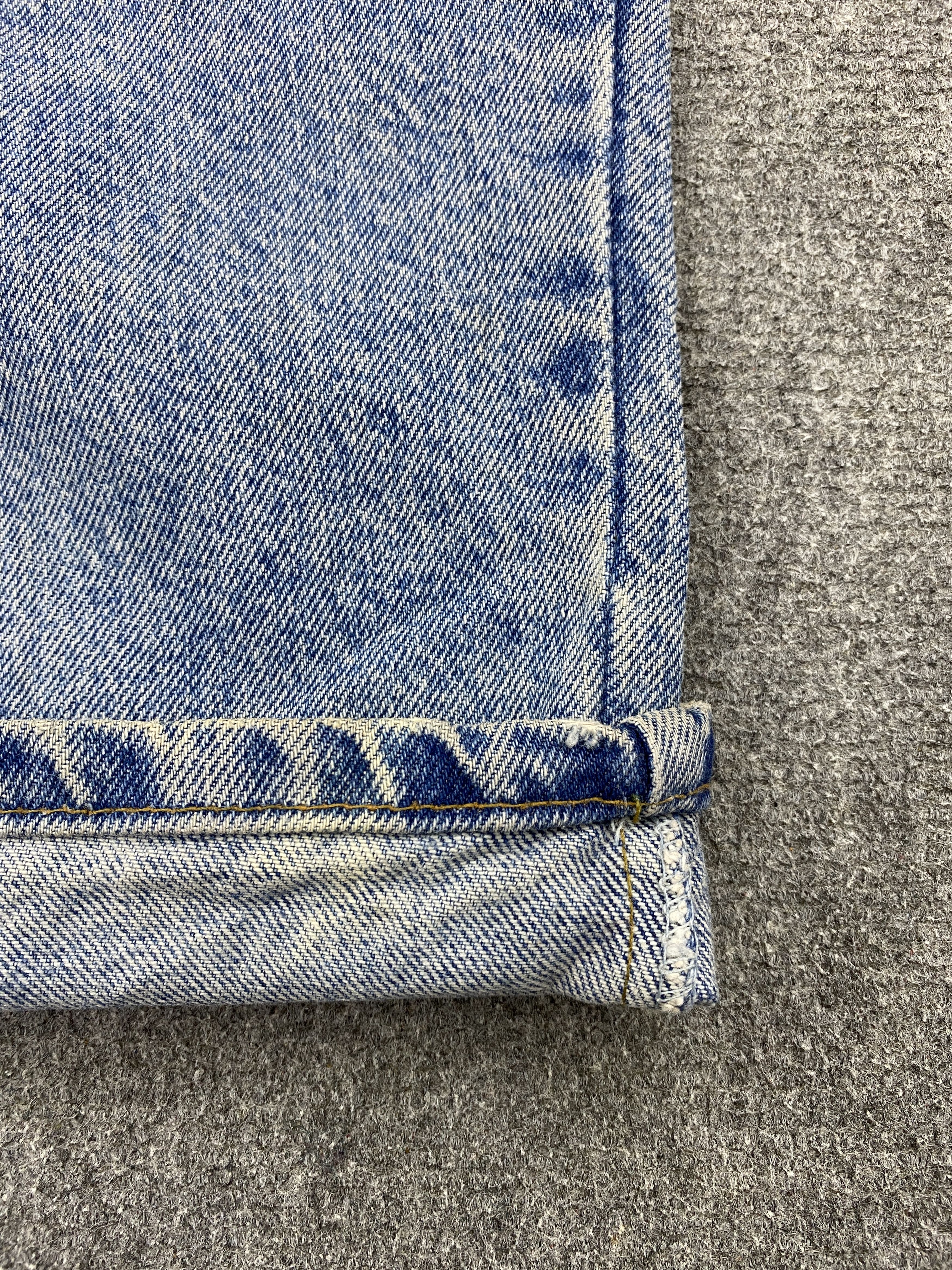 Levi's Vintage 90s Levis 545 Baggy Faded Blue Jeans S0038 Size US 39 - 15 Thumbnail