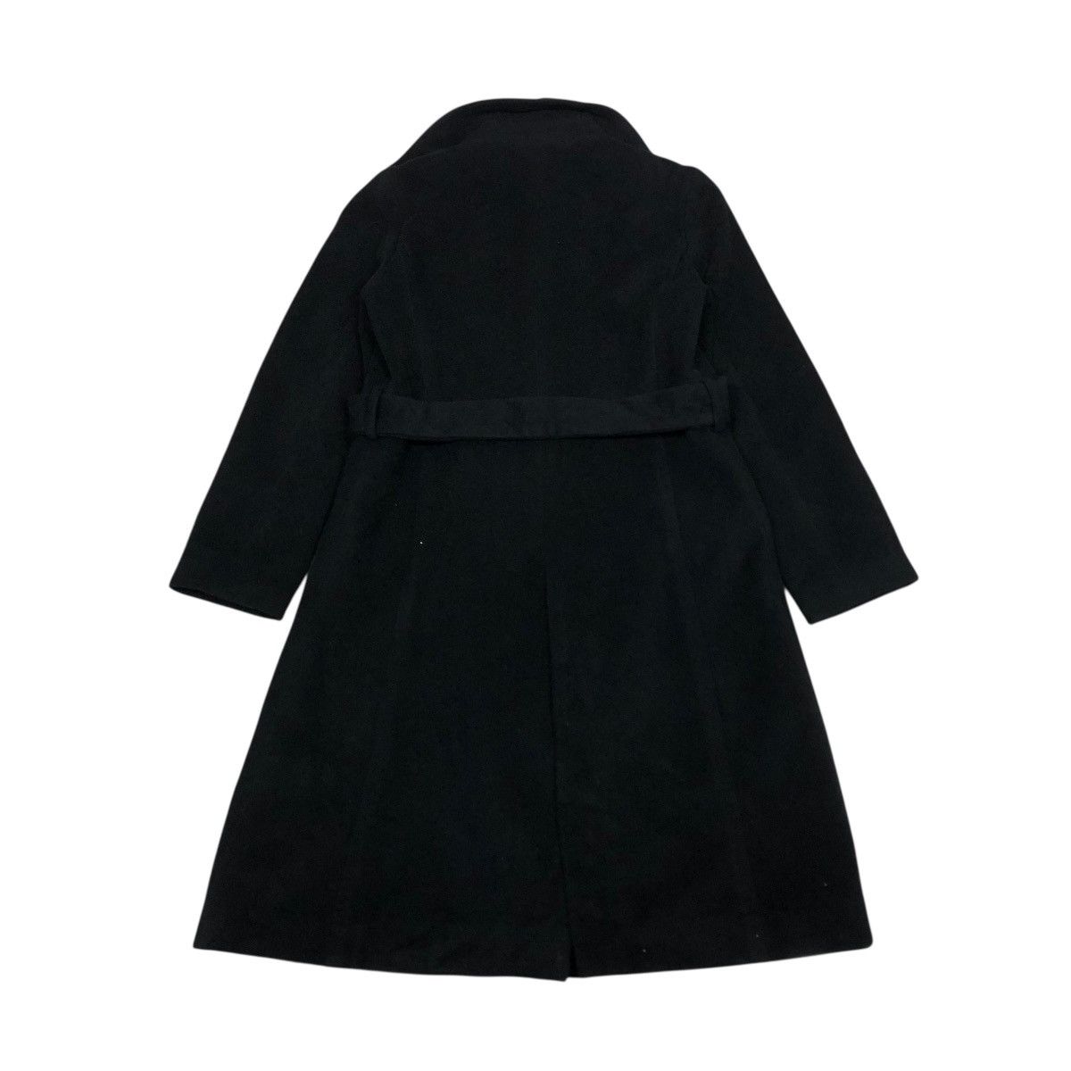 🔥RICH BLACK VINTAGE LONG WOOL JACKET INED YOHJI YAMAMOTO