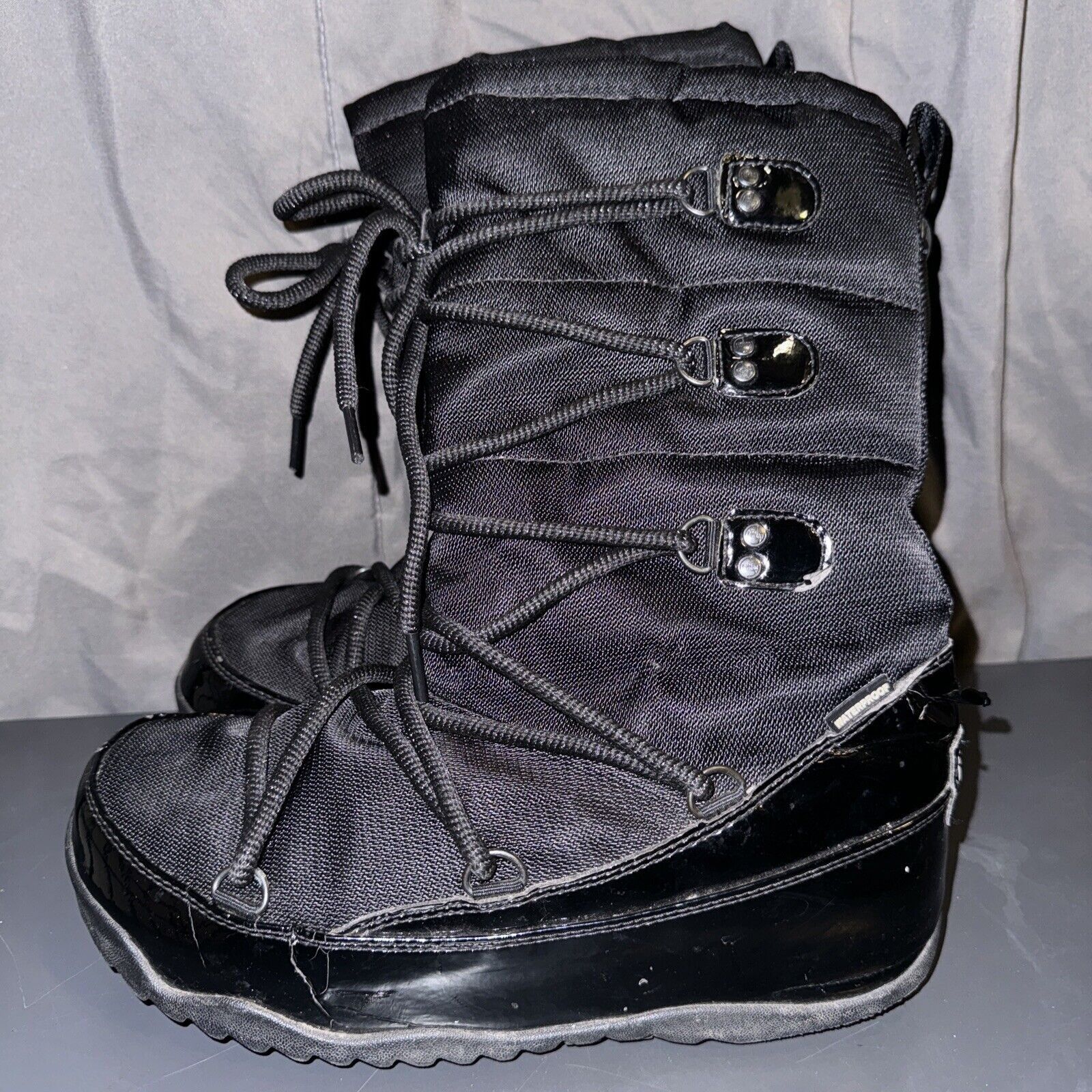 Other Fitflop Women’s 8 Black Leather Pilar Platform Chunky Boots Size US 8 / IT 38 - 1 Thumbnail