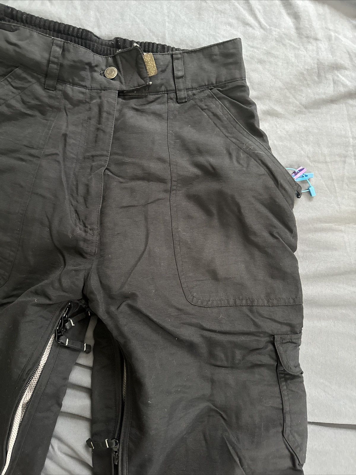 Designer × Vintage Powder Room 6 Pocket Vented Insulated Snow Pants Size 26" / US 2 / IT 38 - 6 Thumbnail