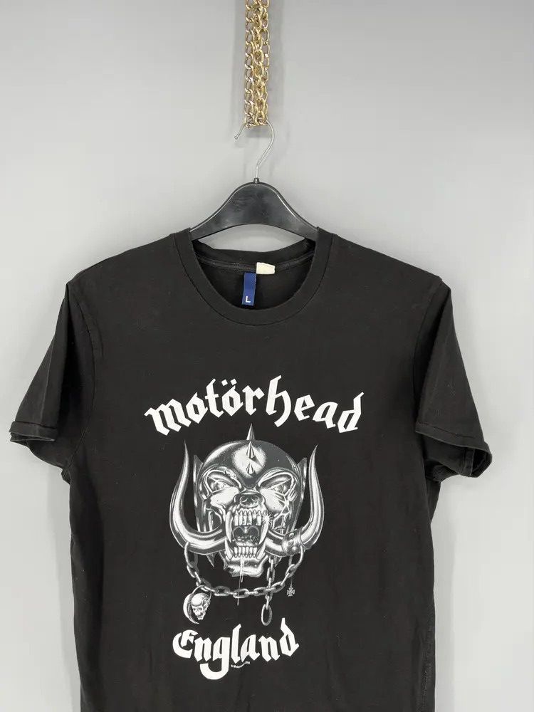 Band Tees Vintage Y2K Motörhead Band Rock Humor T-shirt Streetwear 90s Size US L / EU 52-54 / 3 - 6 Thumbnail