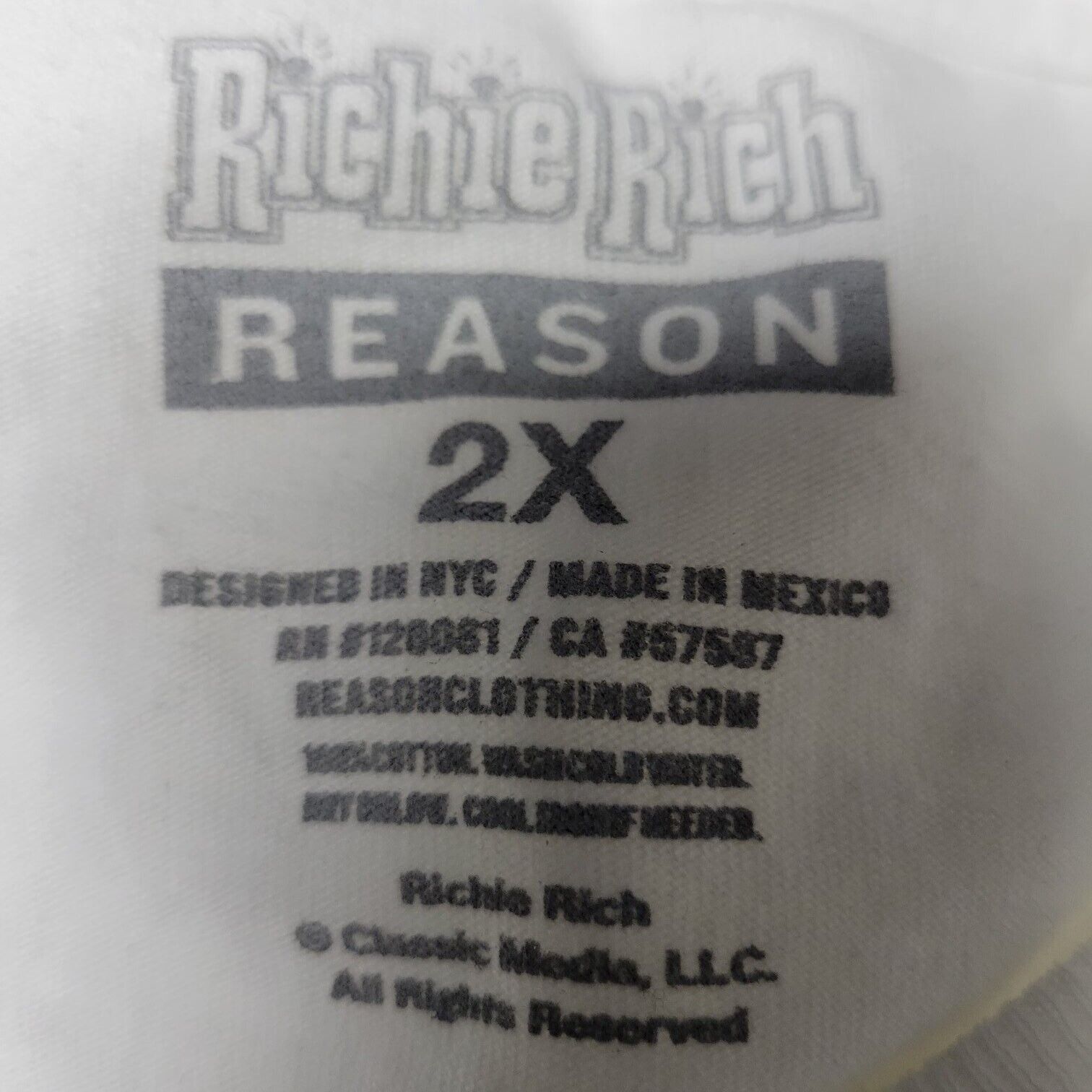 Reason Reason Brand Felix All That Cash Tshirt Men's. Size XXL. Ne Size US XXL / EU 58 / 5 - 4 Thumbnail
