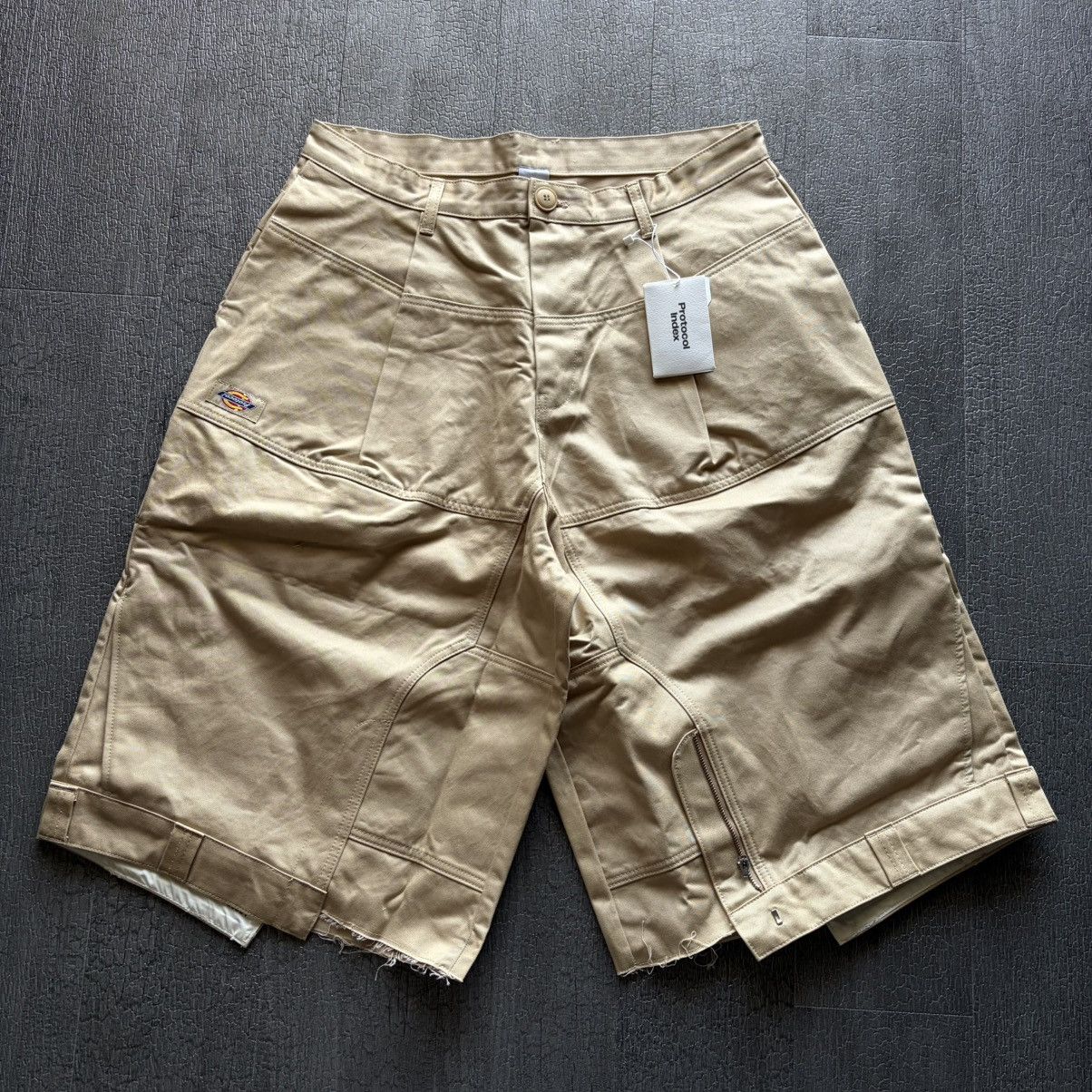 PROJECT G/R Project G/R Camo Layered Skirt Cargo Shorts in Green