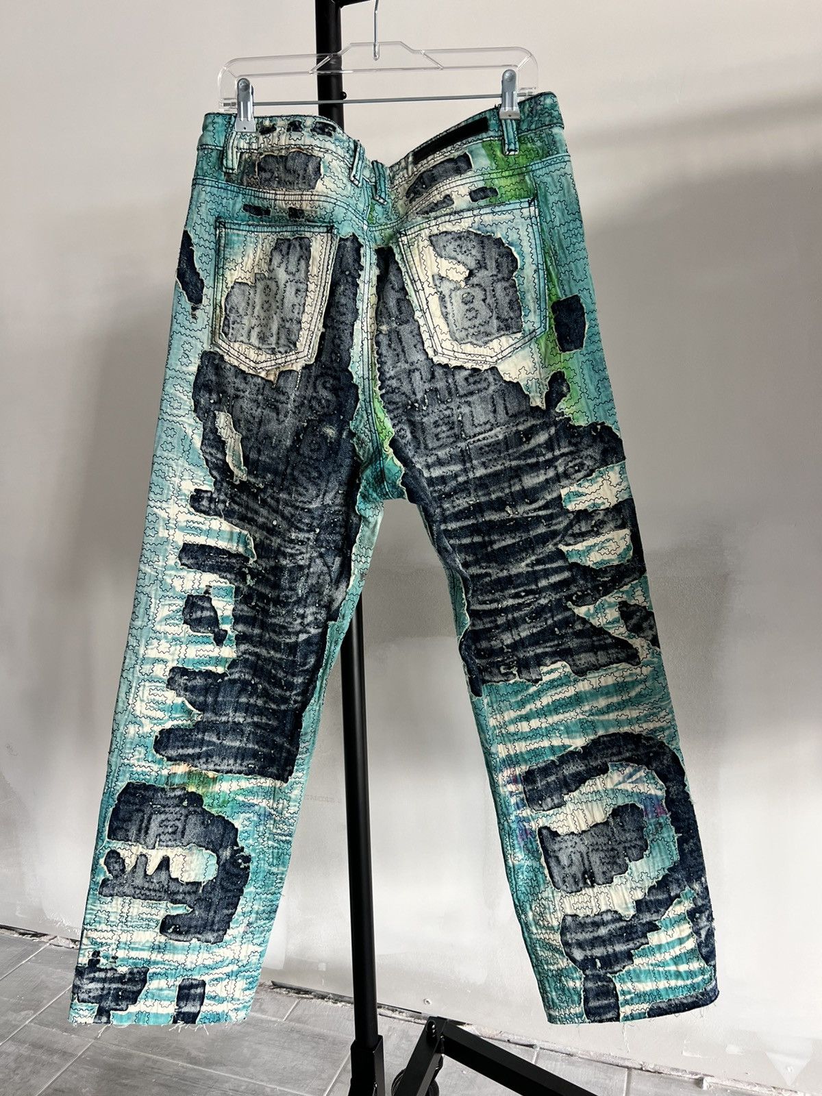 Embellish NYC Perseus Japanese Boro Denim Size US 32 / EU 48 - 3 Thumbnail