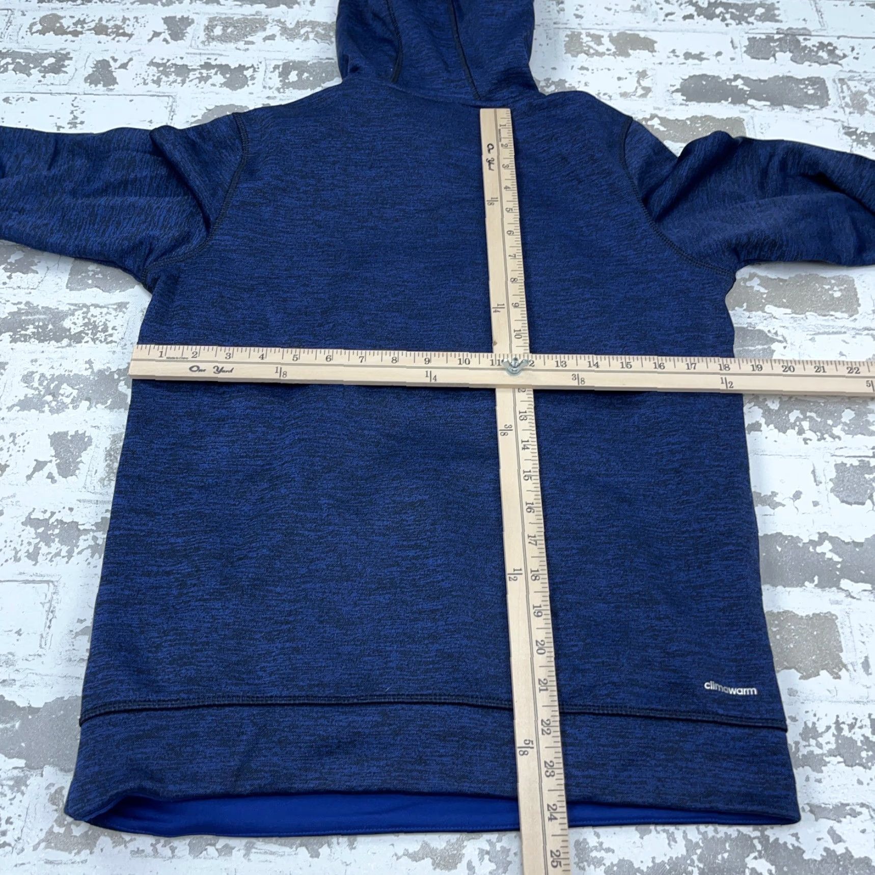 Adidas Adidas Hoodie Men Small Blue Sweatshirt Sweater Performance Active Heather Adult Size US S / EU 44-46 / 1 - 7 Thumbnail