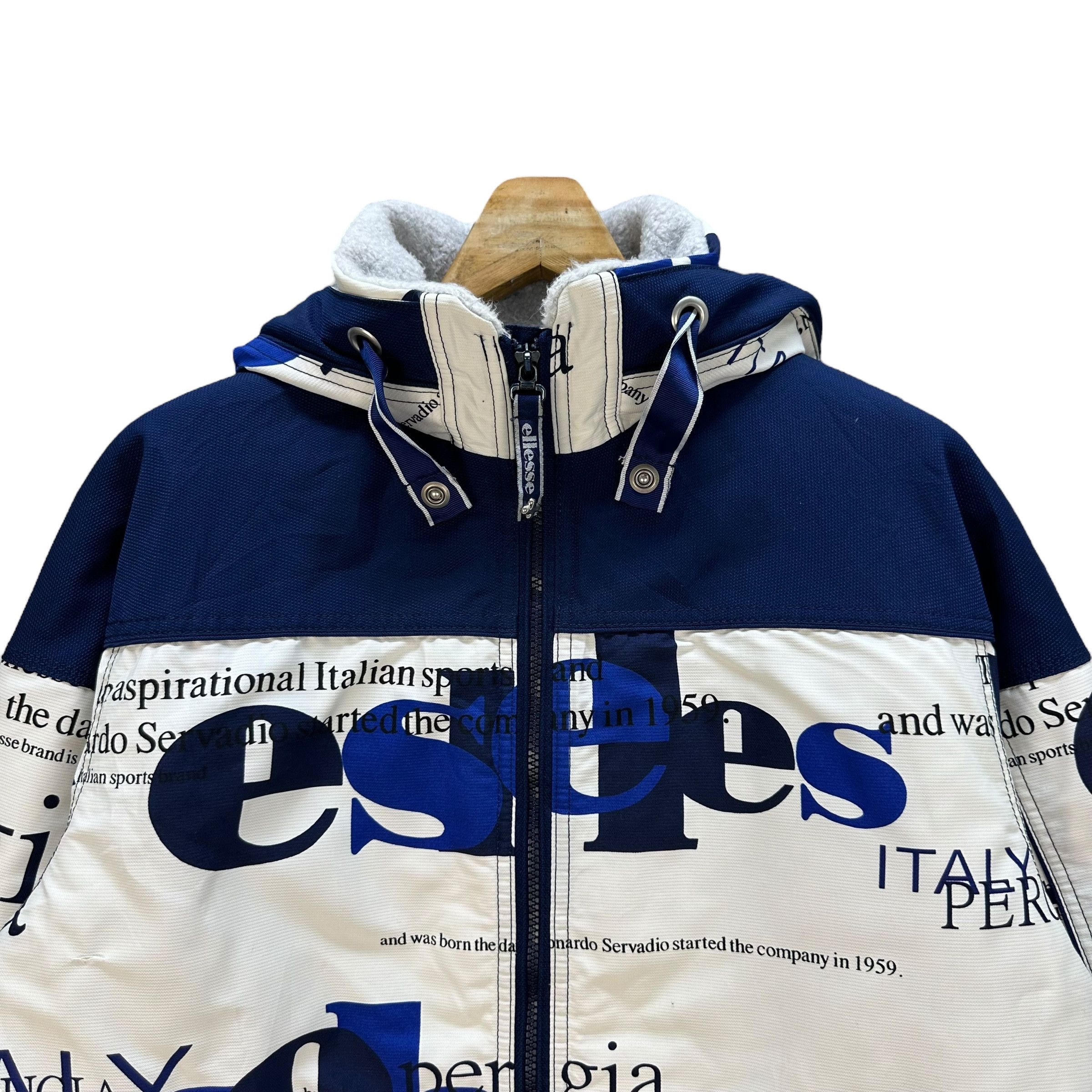 Ellesse × Goldwin Vintage Ellesse Allover print Logo Ski Jacket #A30-0683 Size US L / EU 52-54 / 3 - 2 Thumbnail
