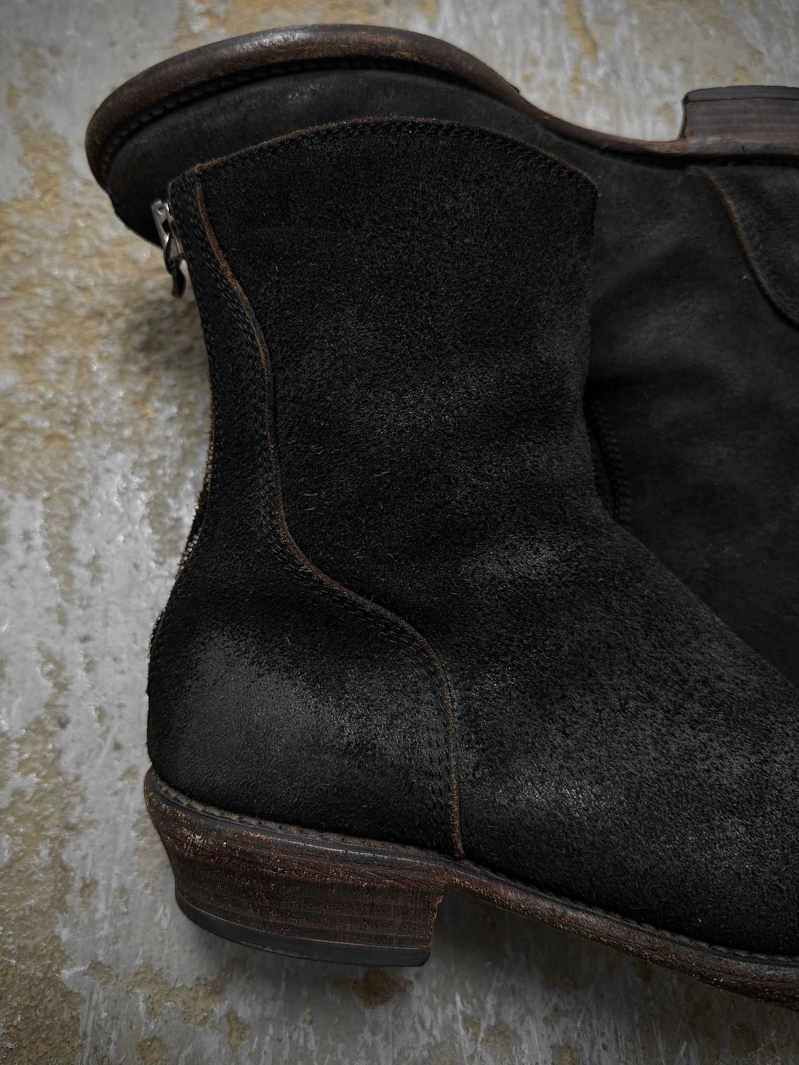 Julius Julius Reverse Cow Leather Back Zip Boots Size US 9 / EU 42 - 3 Thumbnail