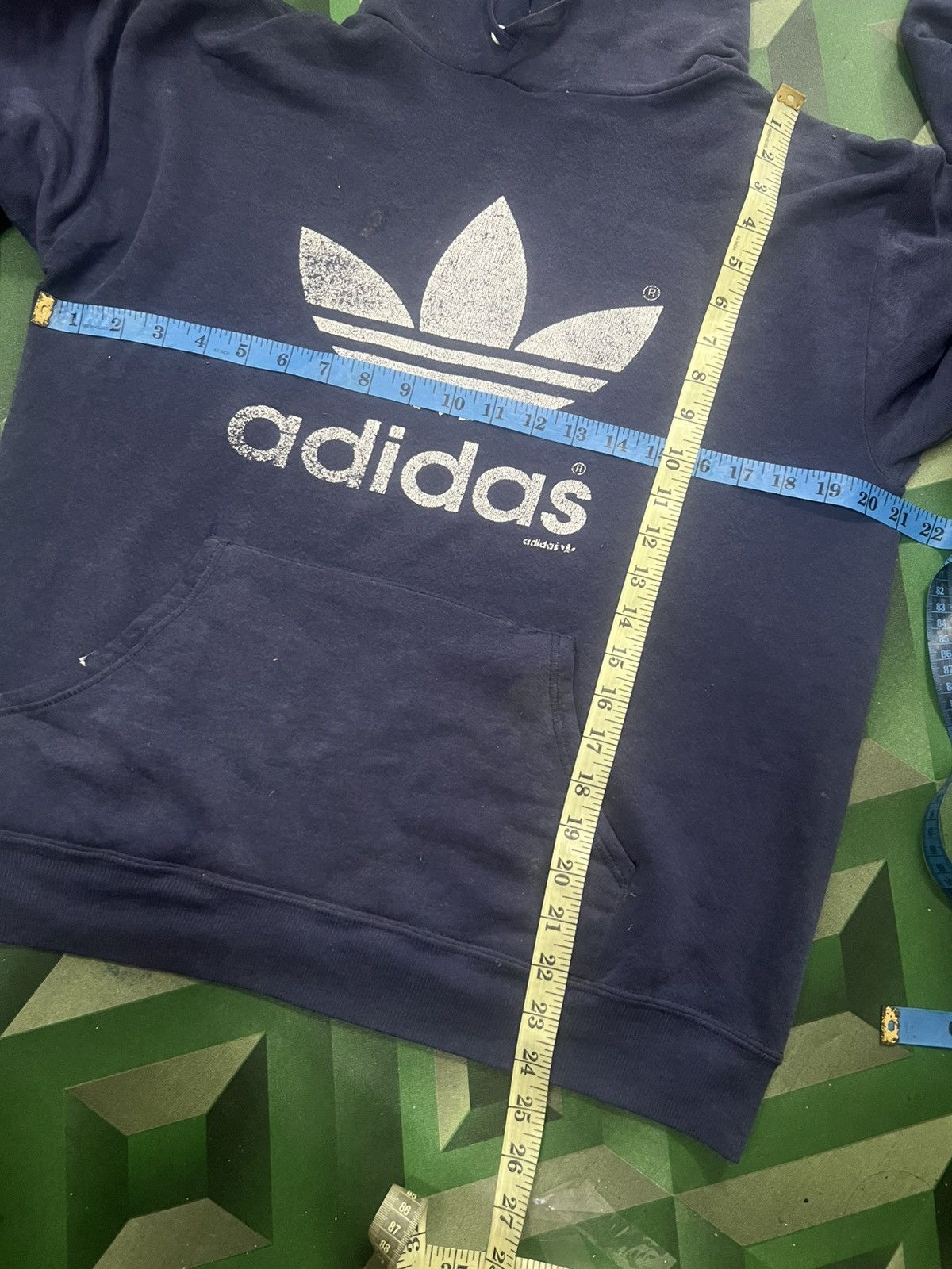 Adidas × Vintage Vintage Adidas Hoodie distress Size US M / EU 48-50 / 2 - 9 Thumbnail