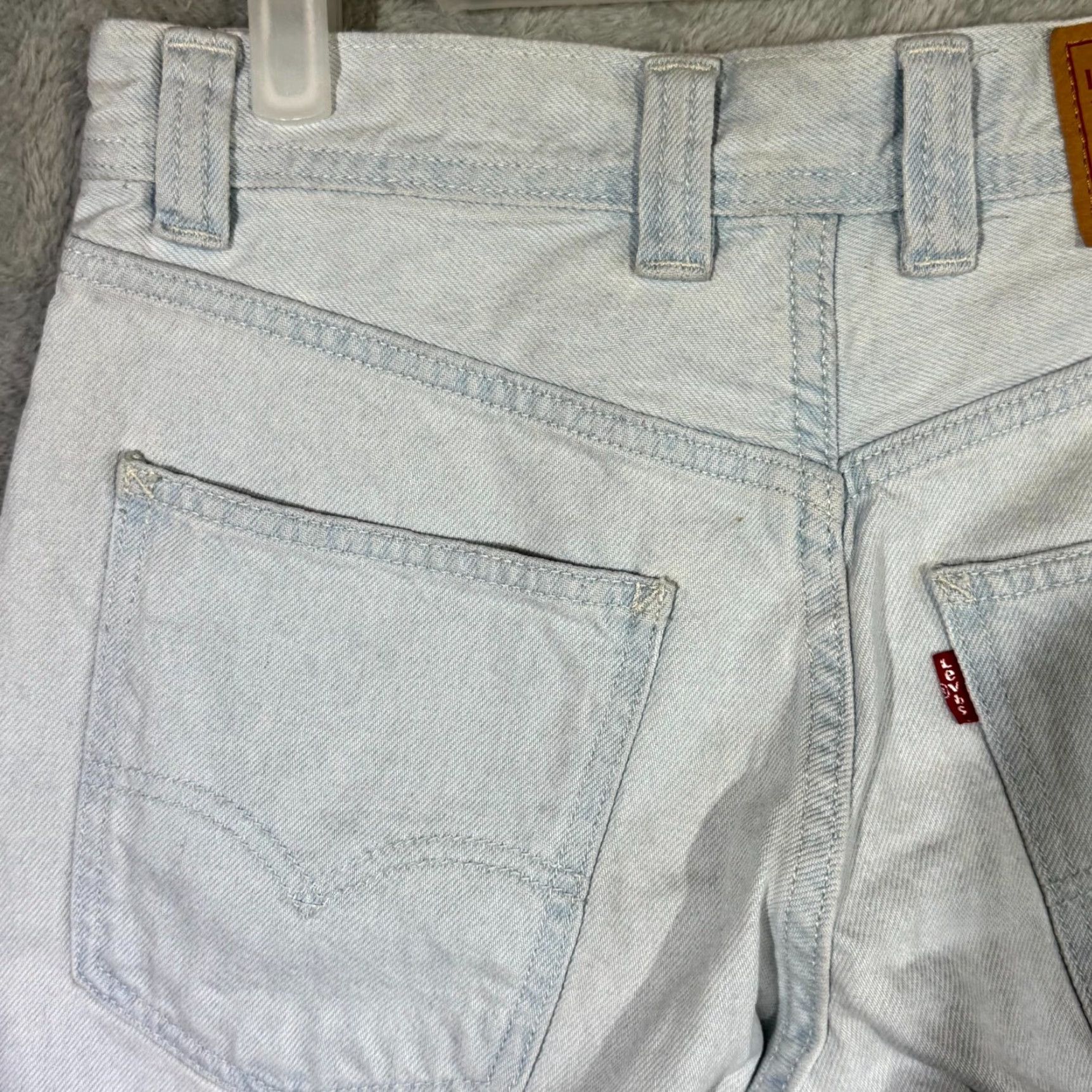 Levi's Levi’s Carpenter Jeans Mens 27×31 Light Blue Denim Workwear Utility Straight Leg Jeans Size US 27 - 6 Thumbnail