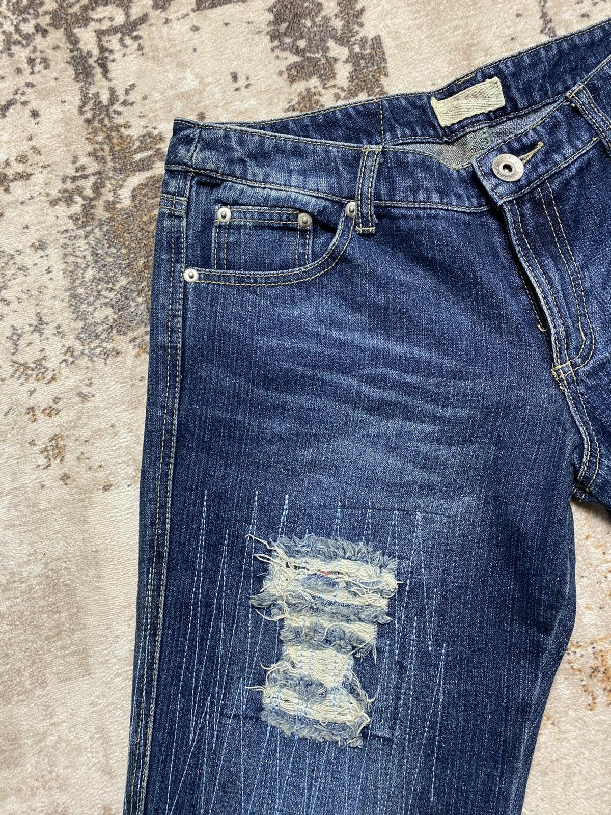 Kapital Reworked Baggy Kapital Style Patchwork Denim Size US 32 / EU 48 - 4 Thumbnail