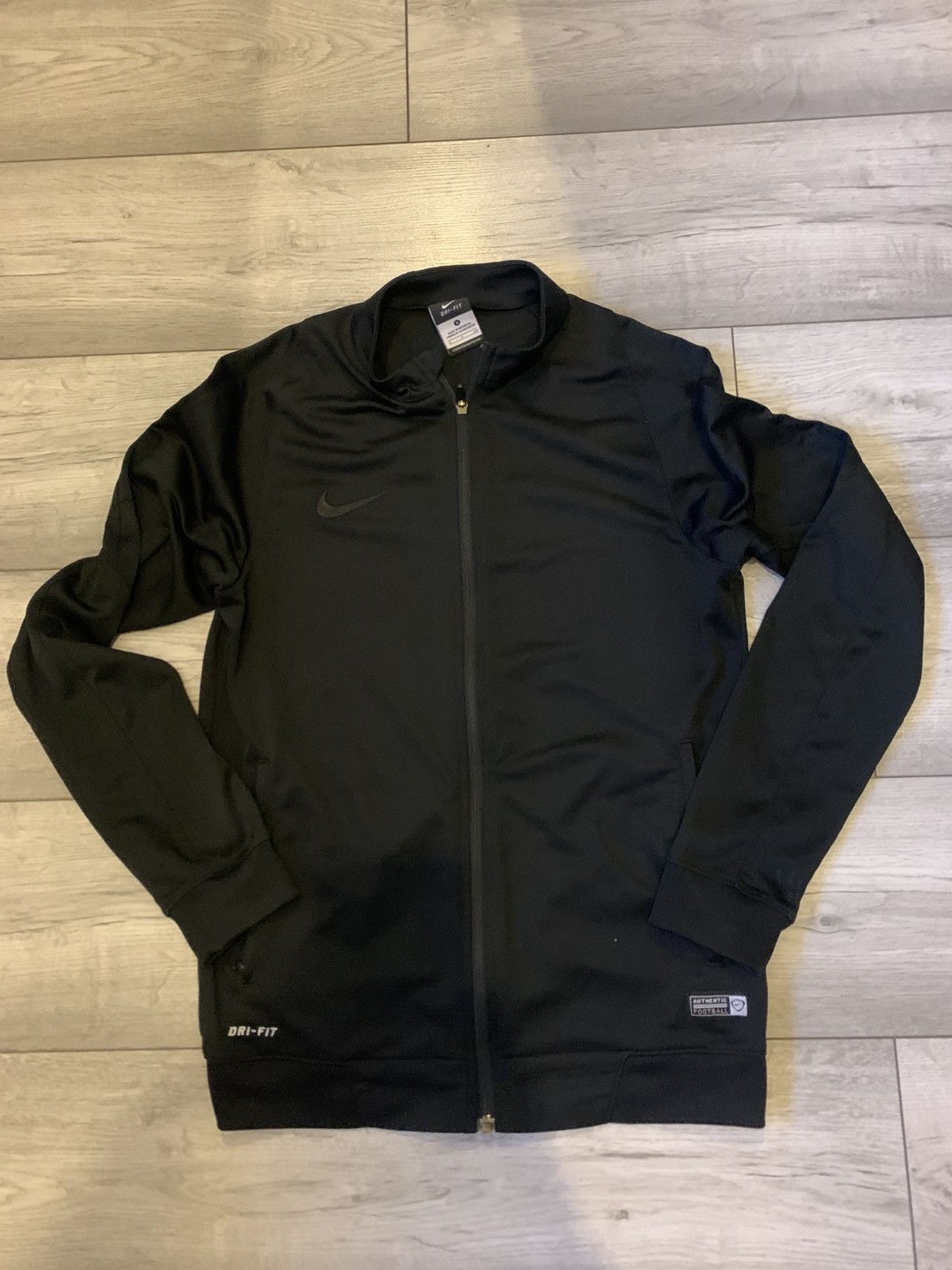 Nike Nike dri fit jacket triple black Size US S / EU 44-46 / 1 - 1 Thumbnail