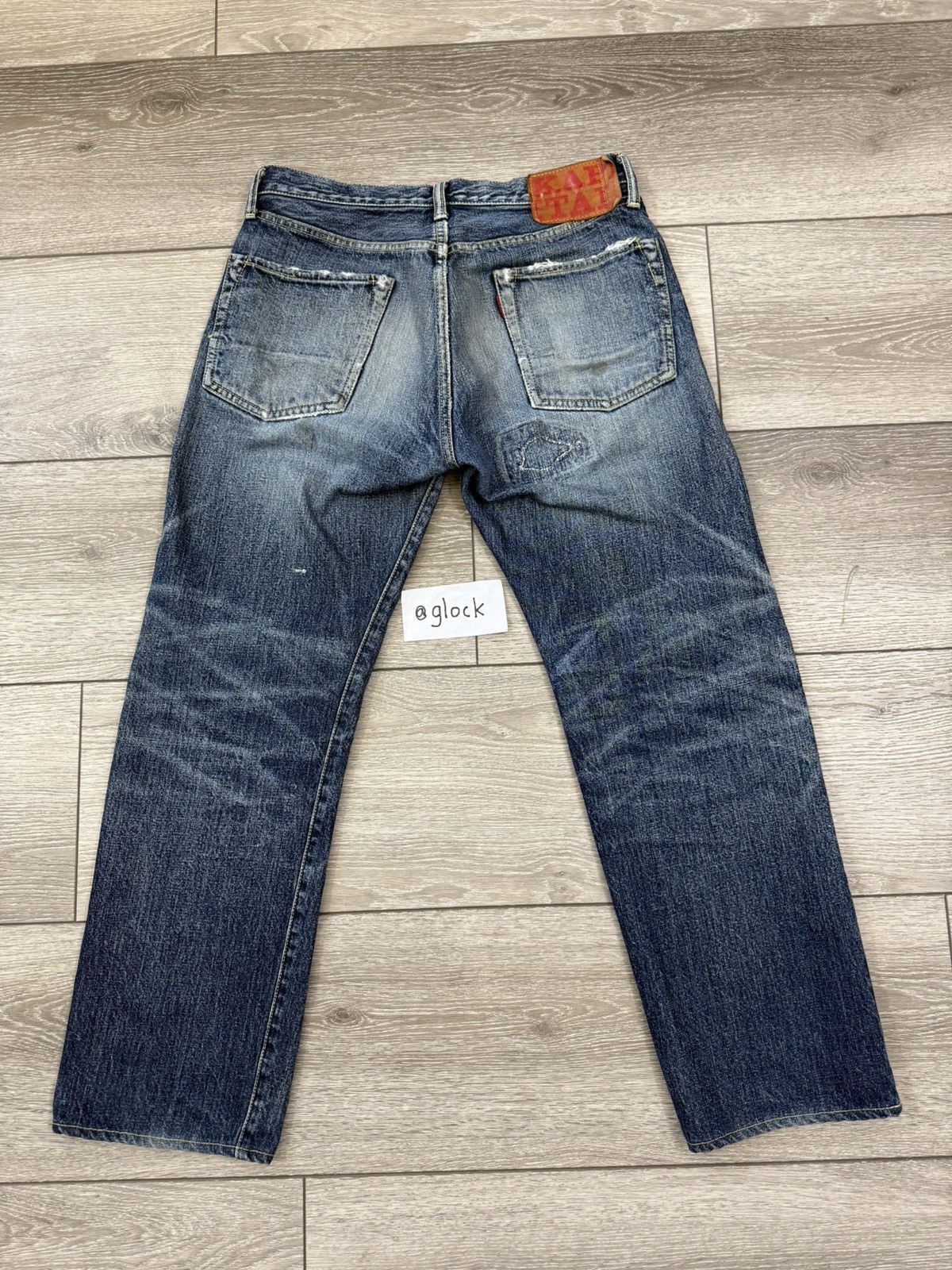 Kapital Kapital Distressed Boro Patchwork Denim Jeans Size US 30 / EU 46 - 3 Thumbnail