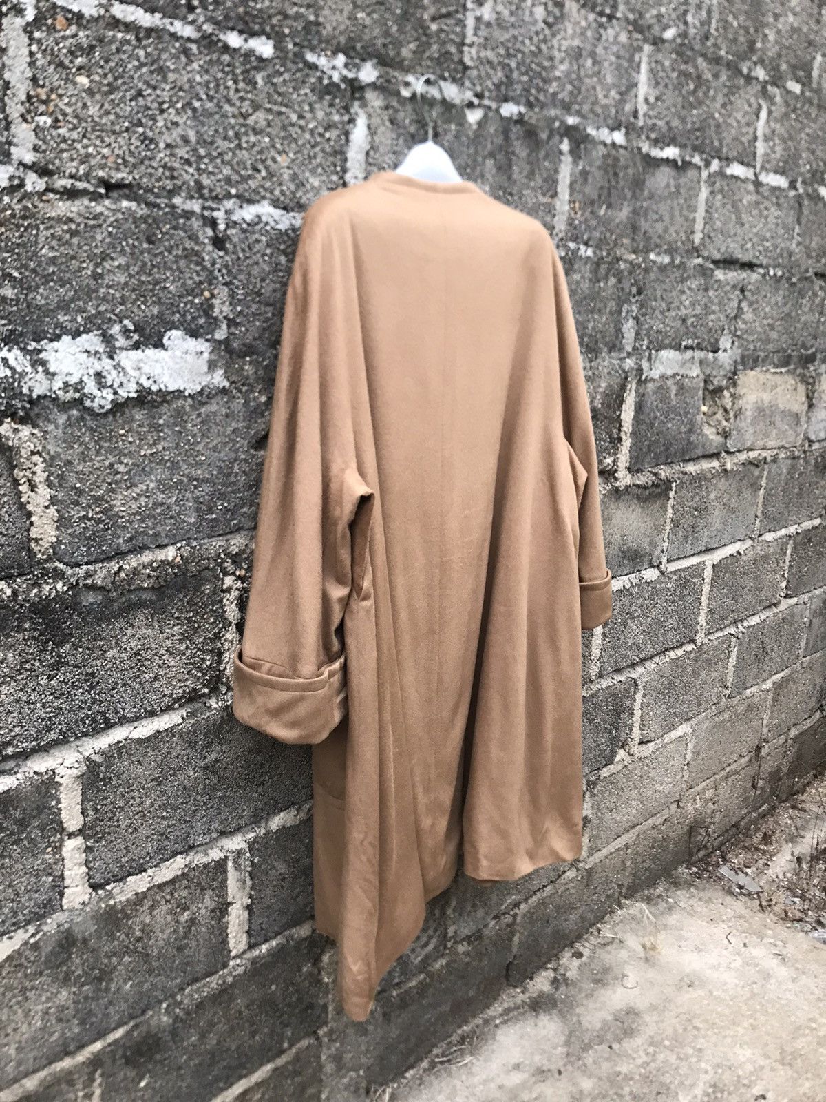 Autumn Cashmere × Hanae Mori ⚡️Hanae Mori Paris Button Cashmere Baggy Long Coat Size M / US 6-8 / IT 42-44 - 16 Thumbnail