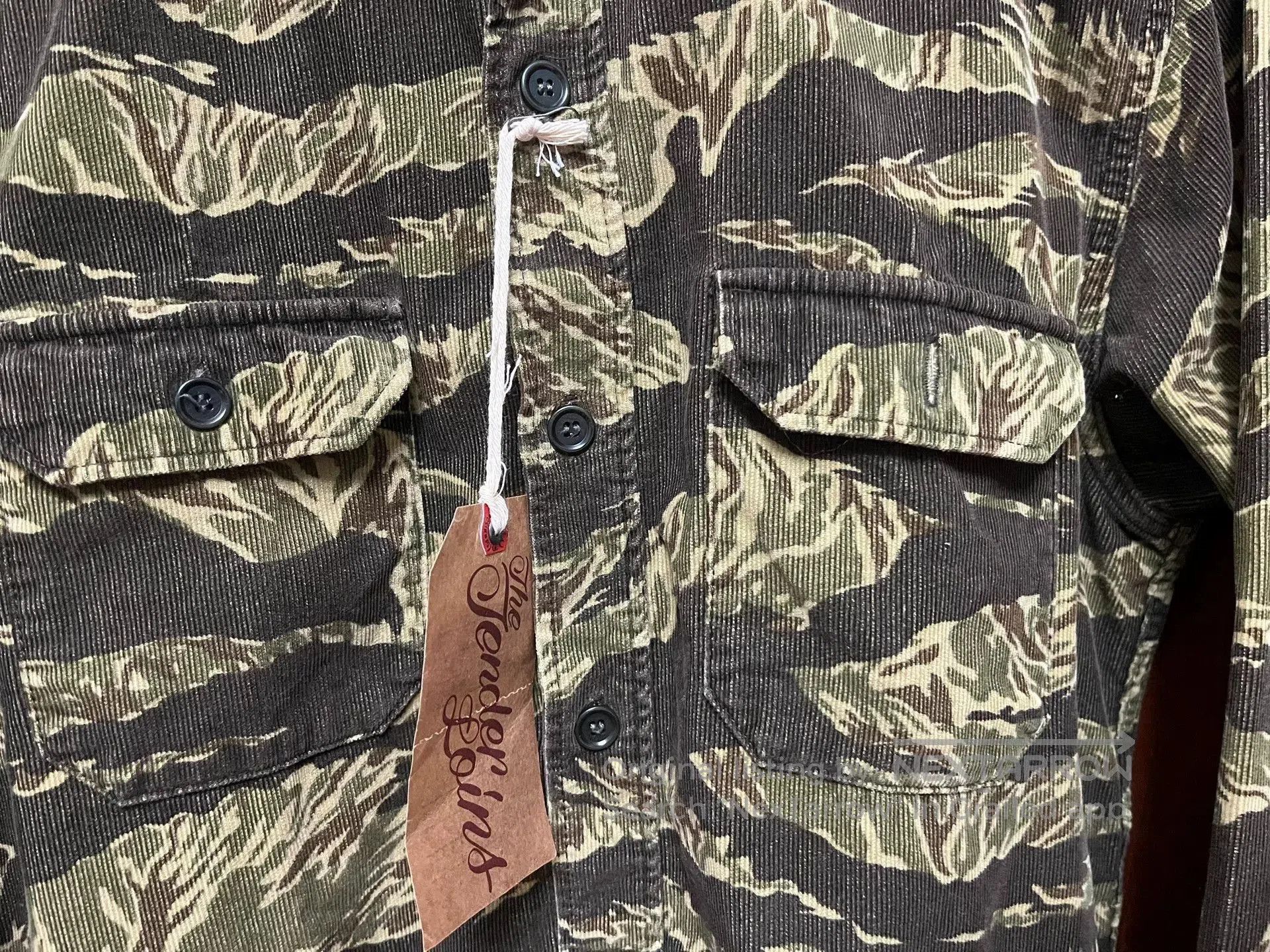 Tenderloin TENDERLOIN Corduroy Camo Tiger Shirt. Size US S / EU 44-46 / 1 - 4 Thumbnail