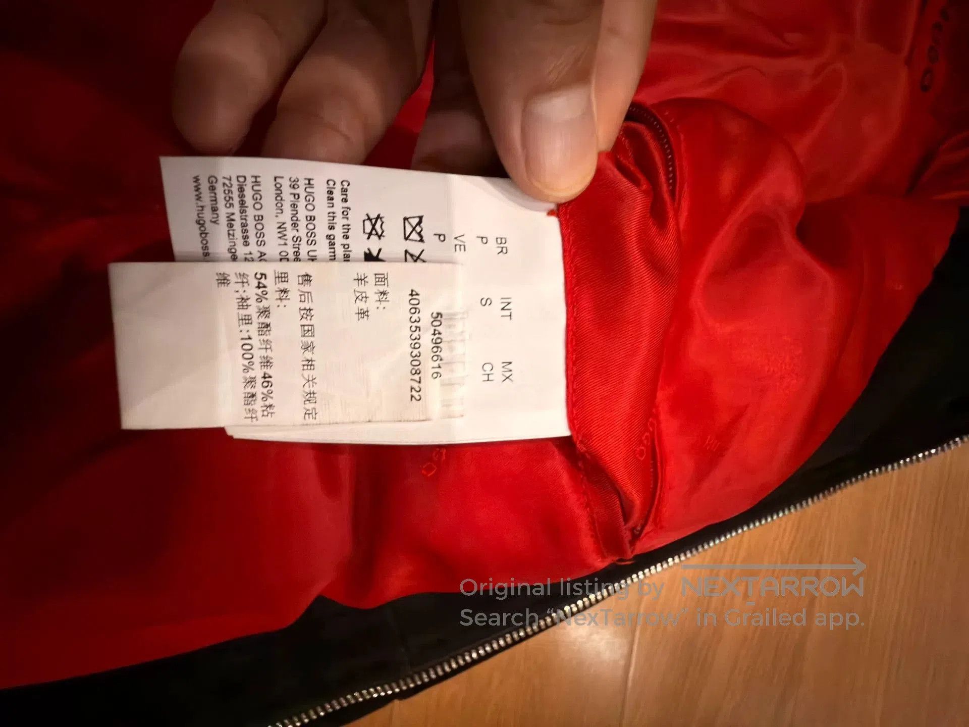 Hugo Boss HUGO BOSS Men's Pilot Jacket. Size US S / EU 44-46 / 1 - 3 Thumbnail