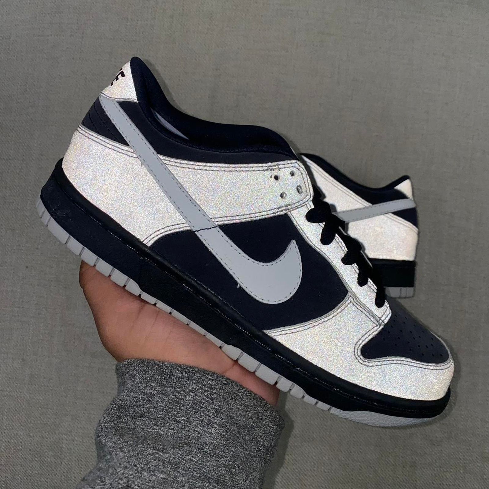 Nike 2006 Nike Dunk Low “3M Obsidian ” Size US 7.5 / IT 37.5 - 1 Thumbnail