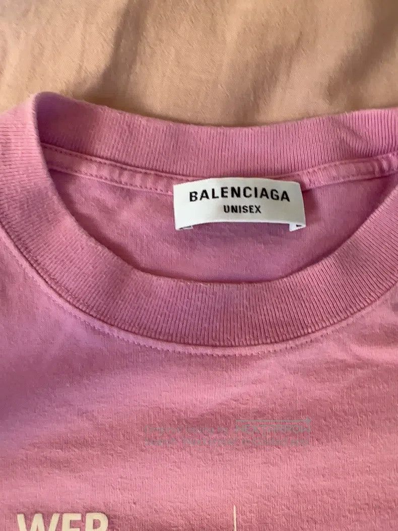 Balenciaga Balenciaga Pink short-sleeve T-shirt Size US S / EU 44-46 / 1 - 2 Thumbnail