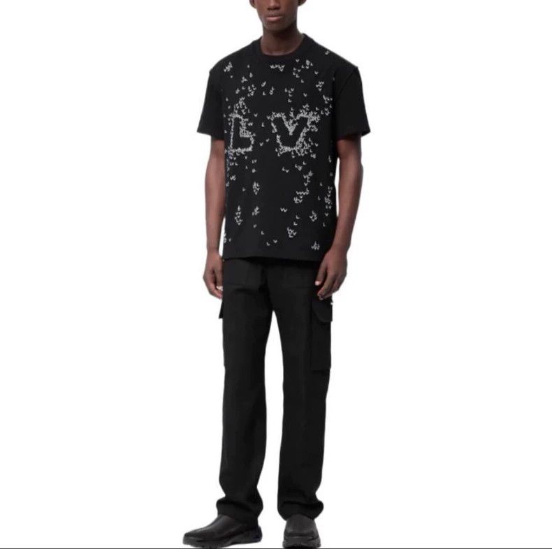 Louis Vuitton LOUIS VUITTON Black small plane short sleeve 2501-Nextarrow Size US L / EU 52-54 / 3 - 5 Thumbnail