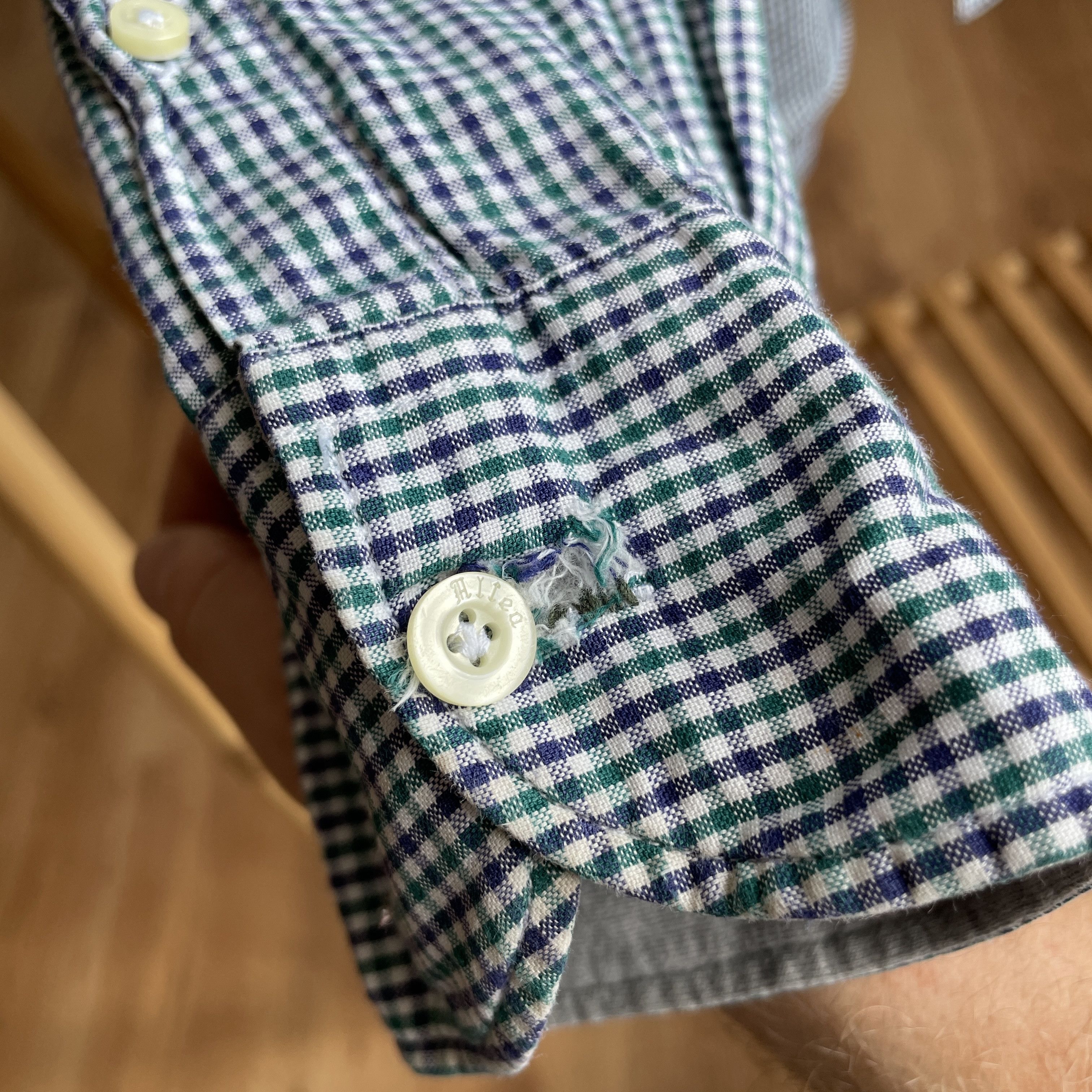 Altea Altea Gingham Check Shirt Size 44 Size US XL / EU 56 / 4 - 6 Thumbnail