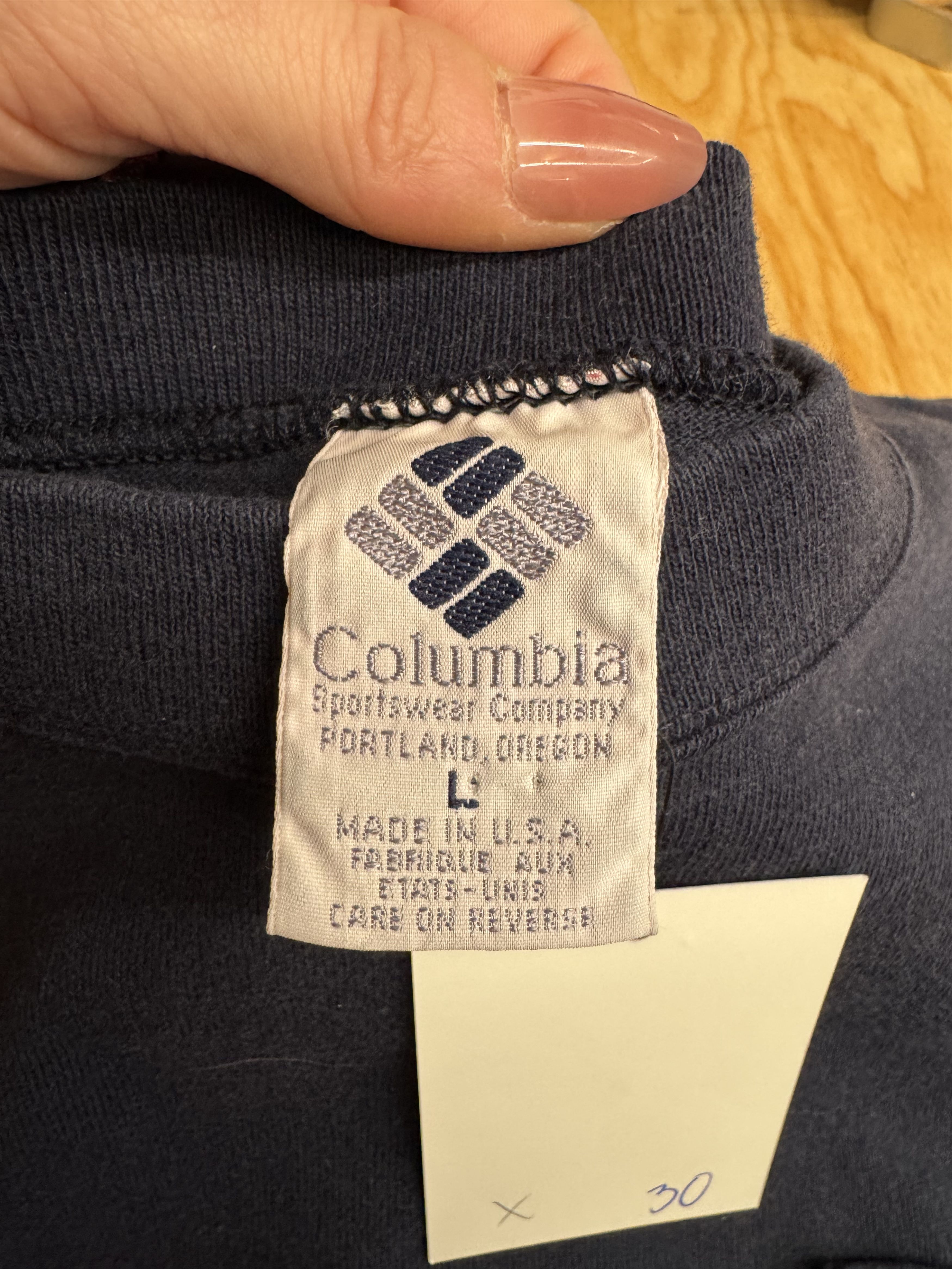Columbia Vintage Columbia Blank Tee Size US L / EU 52-54 / 3 - 2 Thumbnail