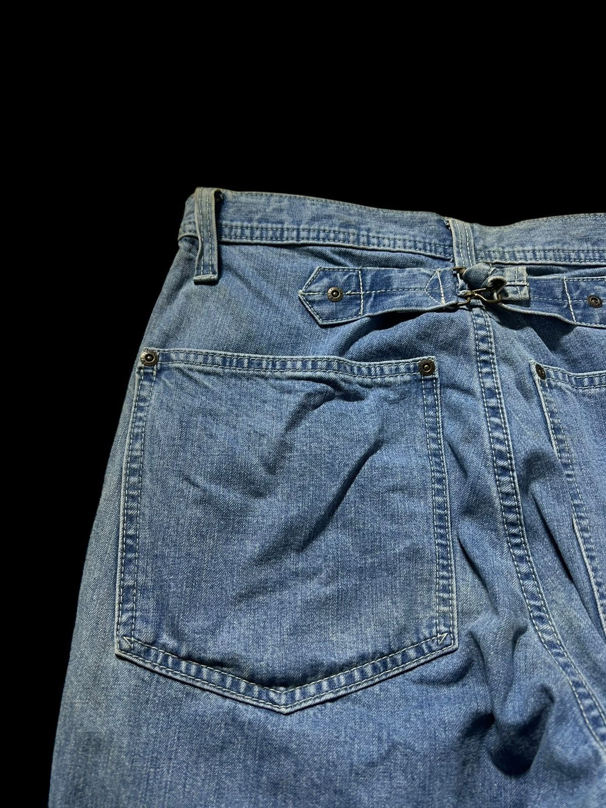 If Six Was Nine × Oshkosh 💥Baggy💥Vintage 90’s Oshkosh Mud Wash Backle Back Jeans Size US 28 / EU 44 - 7 Thumbnail