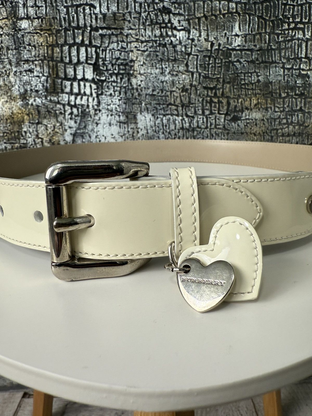 Burberry Burberry Heart Detail Nova Check Belt Size ONE SIZE - 11 Thumbnail
