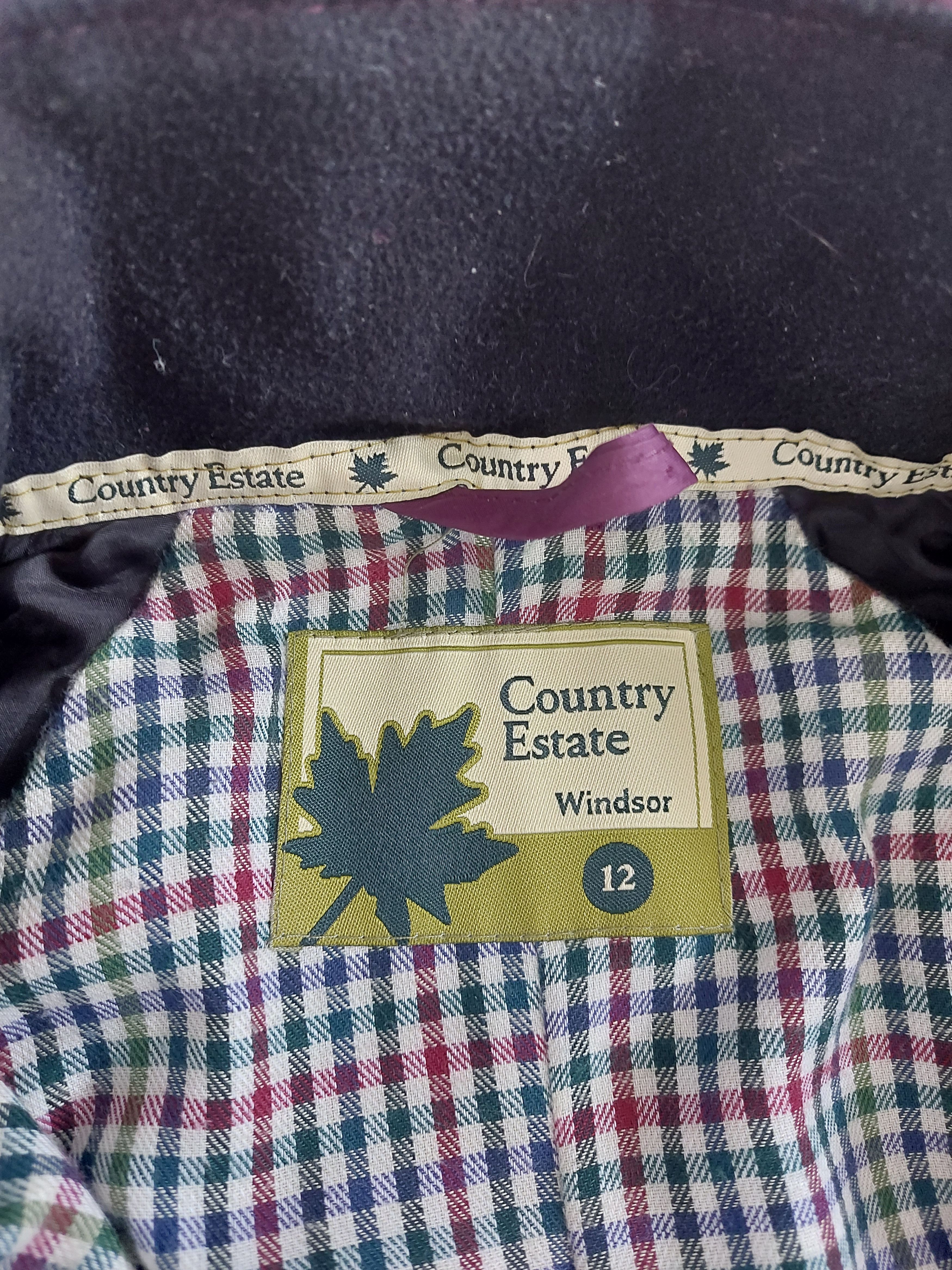 Other Country Estate Windsor Purple Women's Raincoat Size L / US 10 / IT 46 - 8 Thumbnail