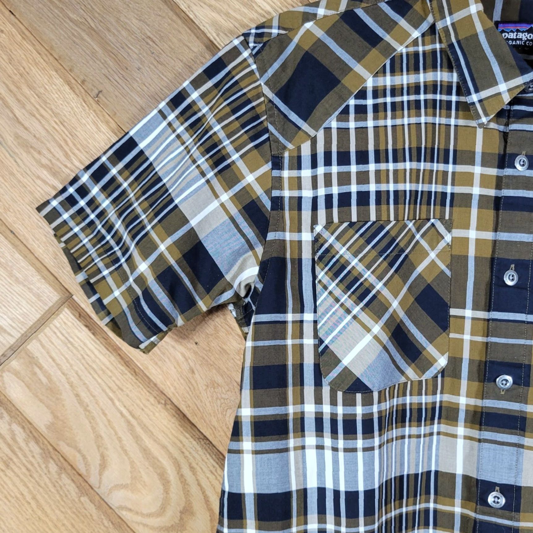 Patagonia Patagonia Shirt Plaid Button-Up Short Sleeve M Black Cotton Mens Size US M / EU 48-50 / 2 - 3 Thumbnail