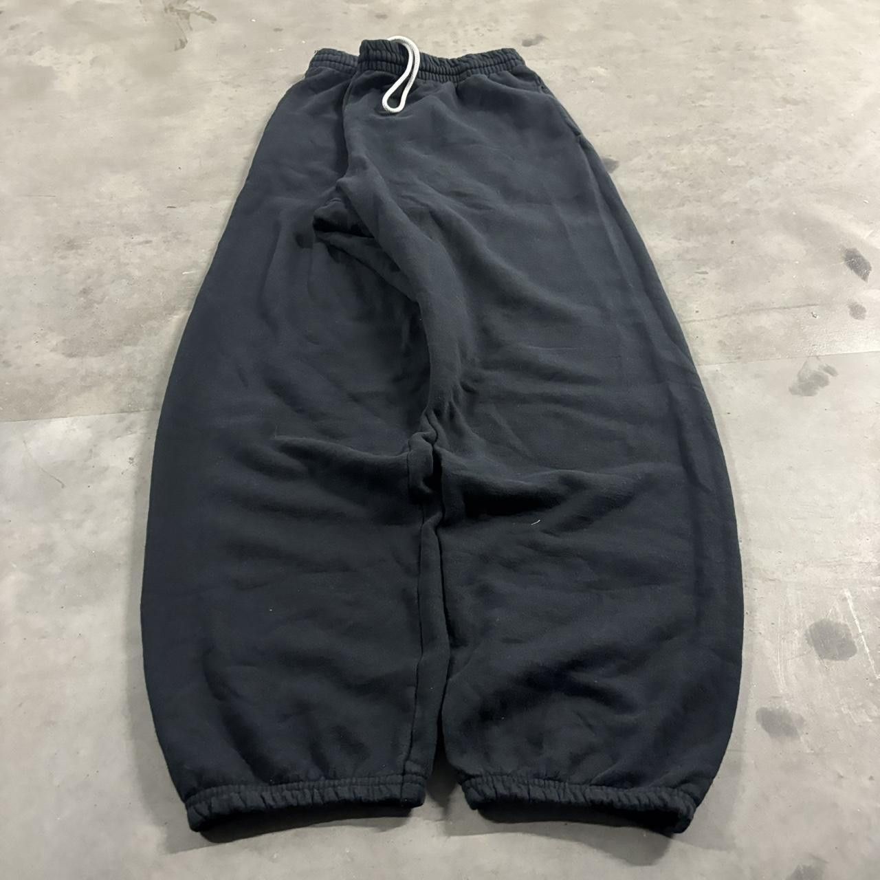 Vintage Crazy Vintage Y2K/2000s Black Essential Sweatpants! Fits L Size US 36 / EU 52 - 3 Thumbnail