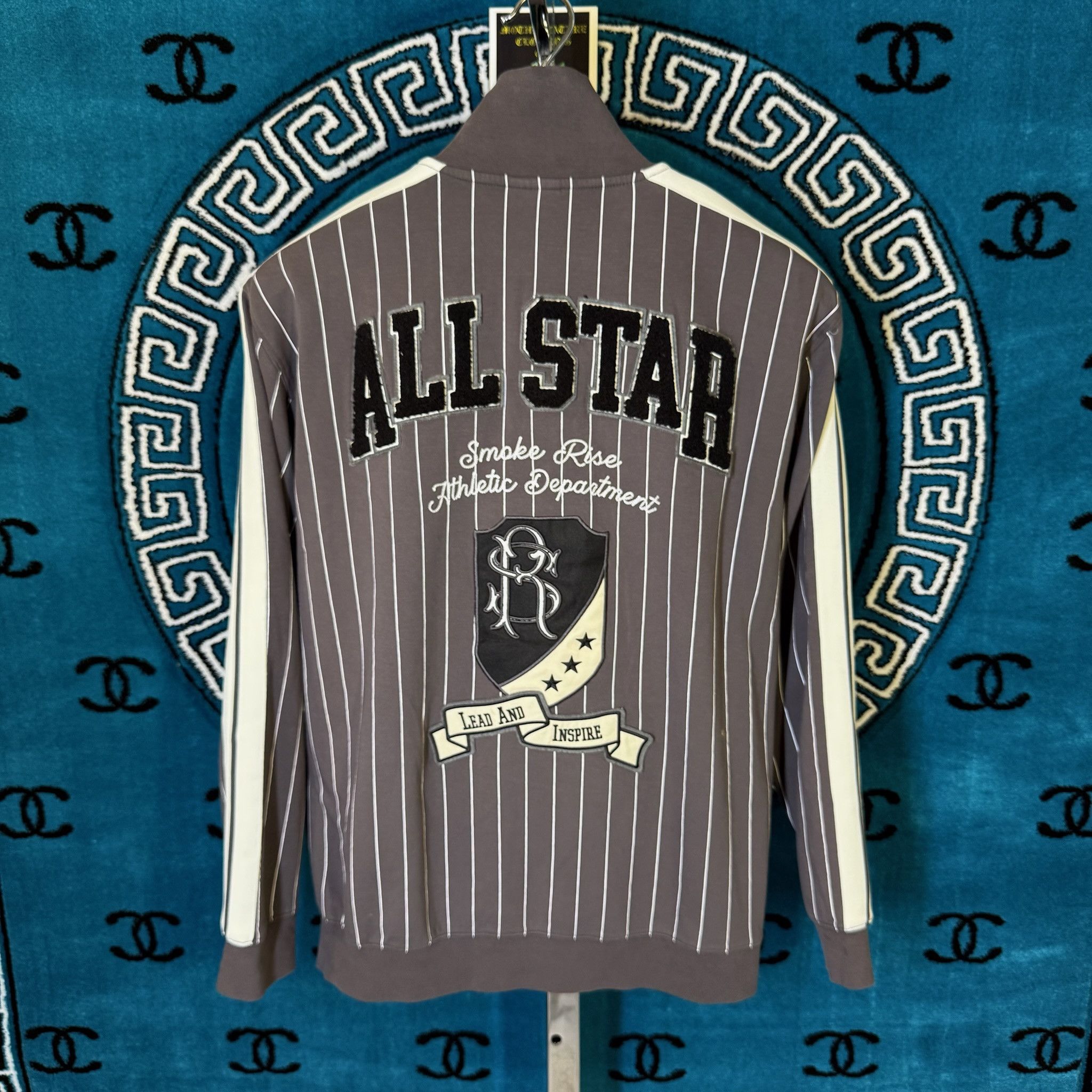 Smoke Rise SMOKE RISE ALL STAR PINSTRIPE L/S SWEATER Size US XL / EU 56 / 4 - 1 Thumbnail
