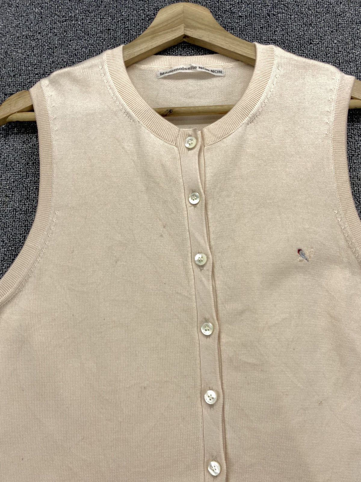 Issey Miyake Vintage Issey Miyake Mademoiselle Non Non Button Up Vest Size L / US 10 / IT 46 - 5 Thumbnail