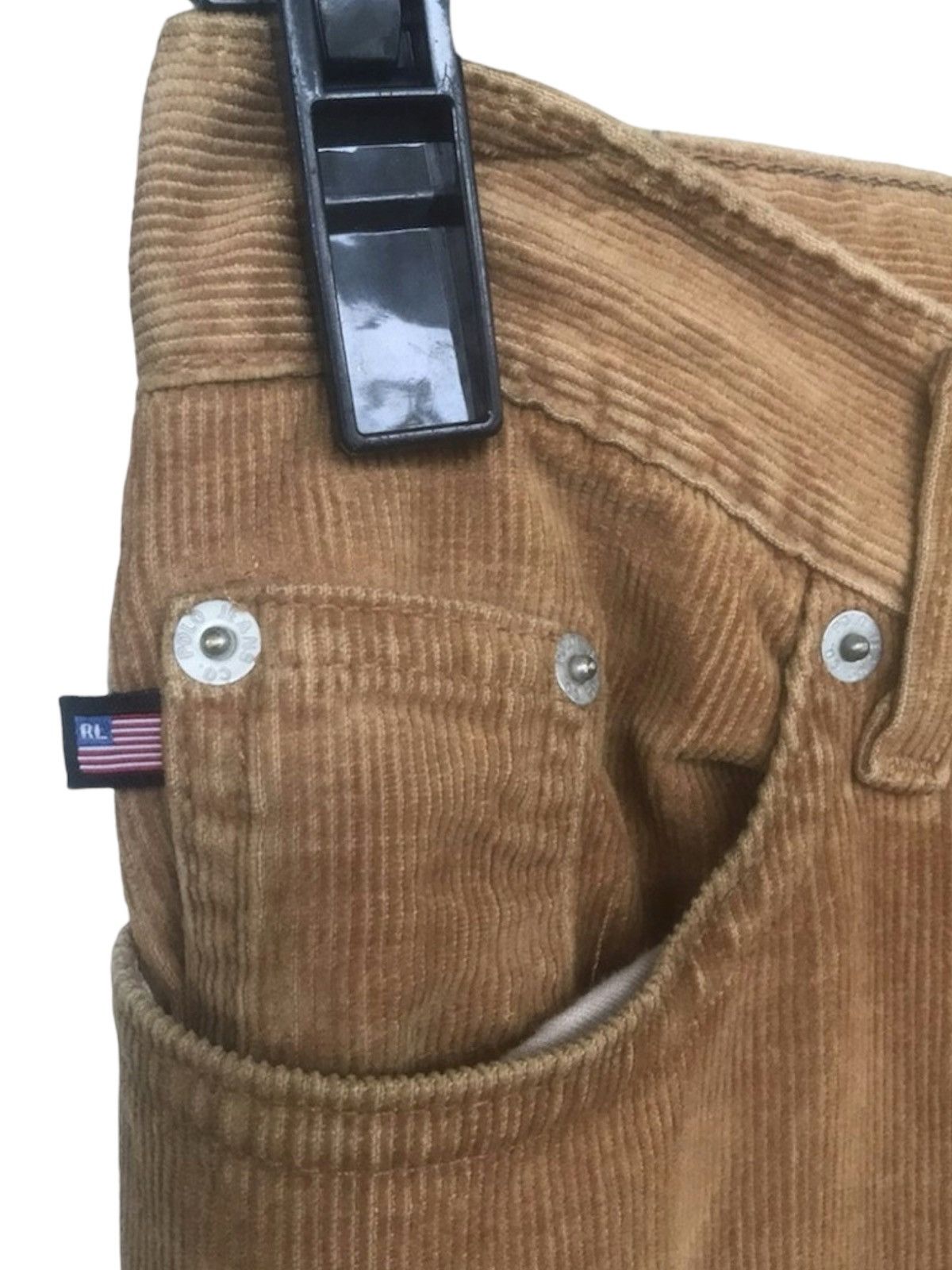 Polo Ralph Lauren Vintage 90s Ralph Lauren Button Fly Corduroy Pants Size US 28 / EU 44 - 7 Thumbnail