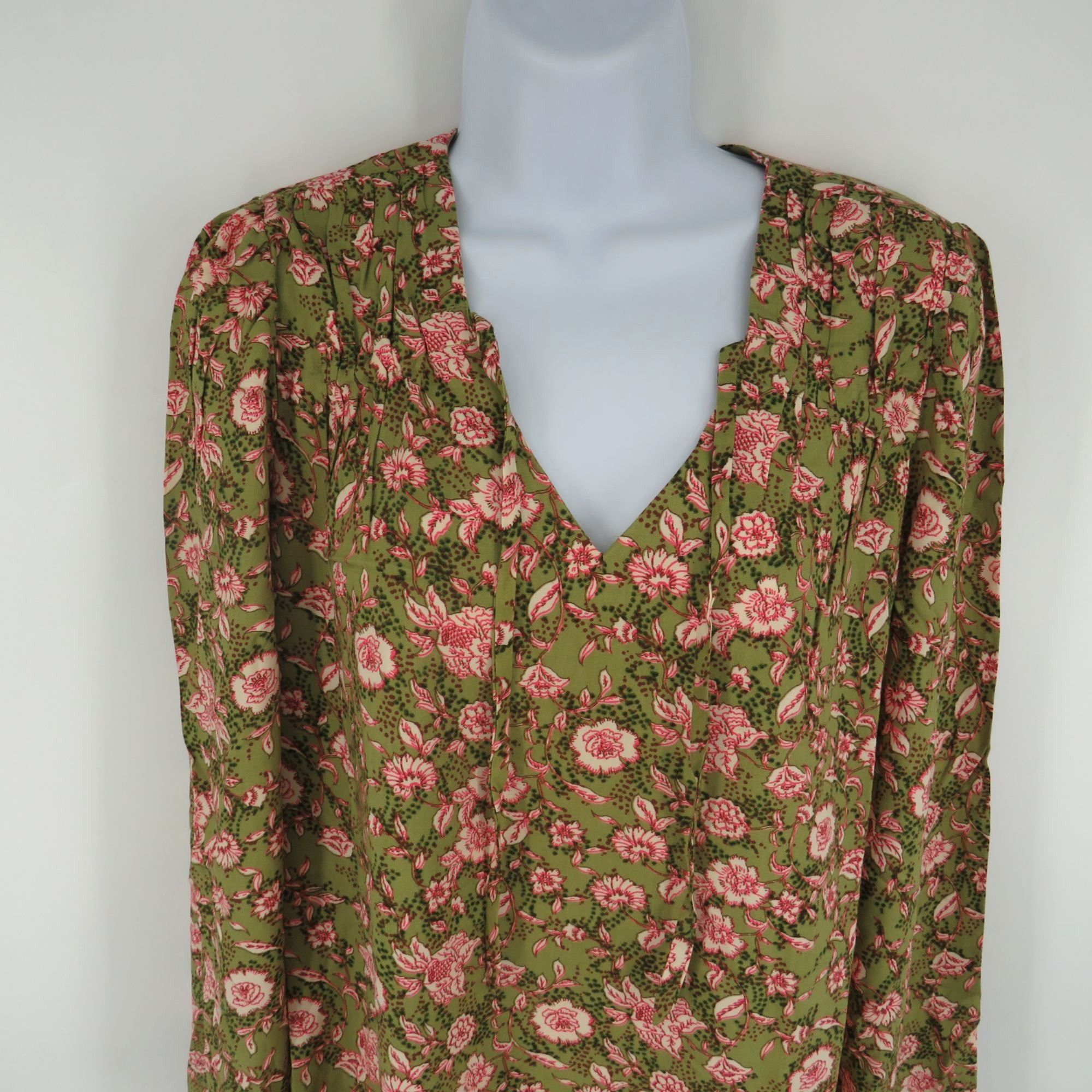 Jessica Simpson Jessica Simpson Leslie Boho Botanical Dots XXL Top Shirt NWT Size XXL / US 16-18 / IT 52-54 - 3 Thumbnail