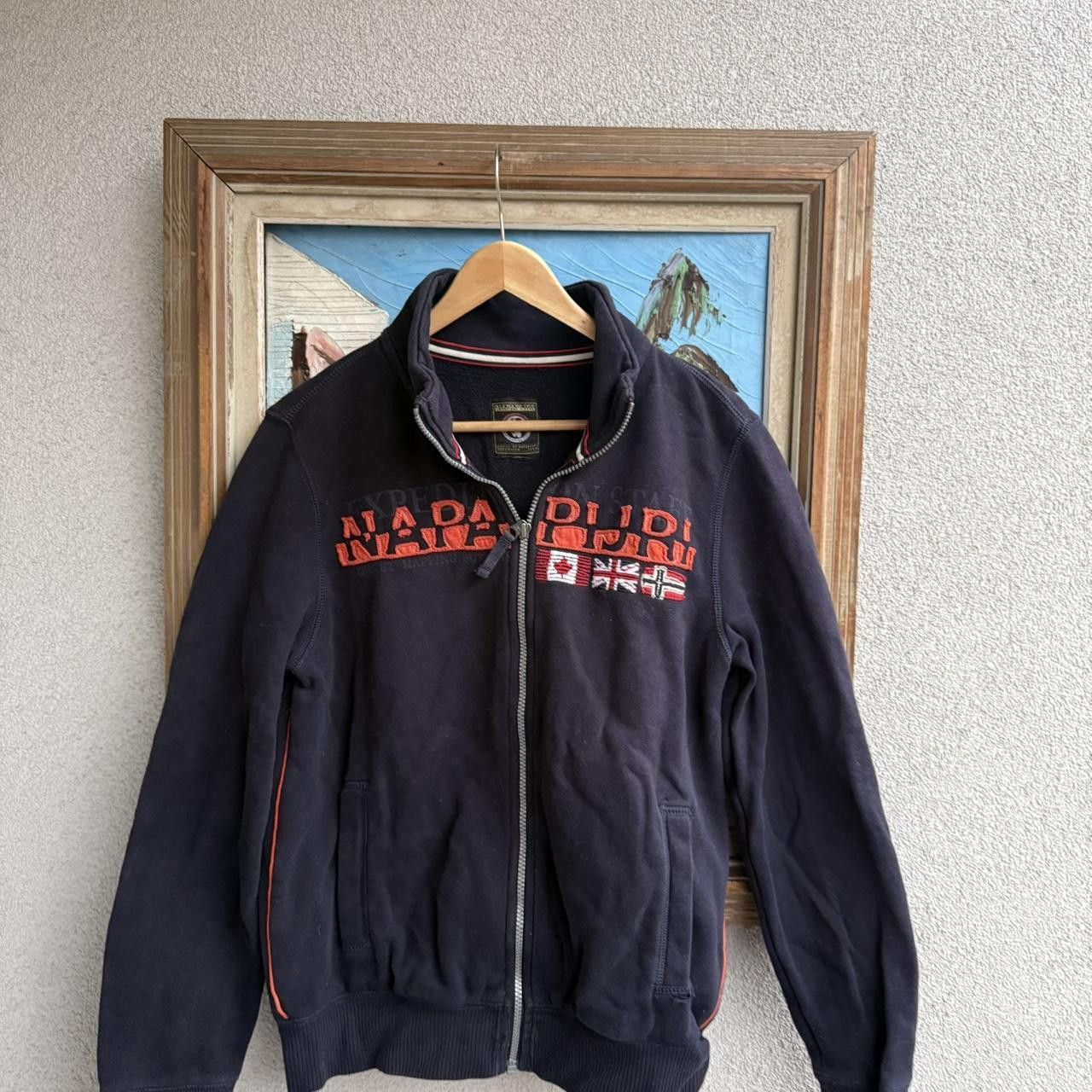 Napapijri Napapjiri Sweatshirt Zip Up Embroidered Gorpcore Navy Size US M / EU 48-50 / 2 - 3 Thumbnail