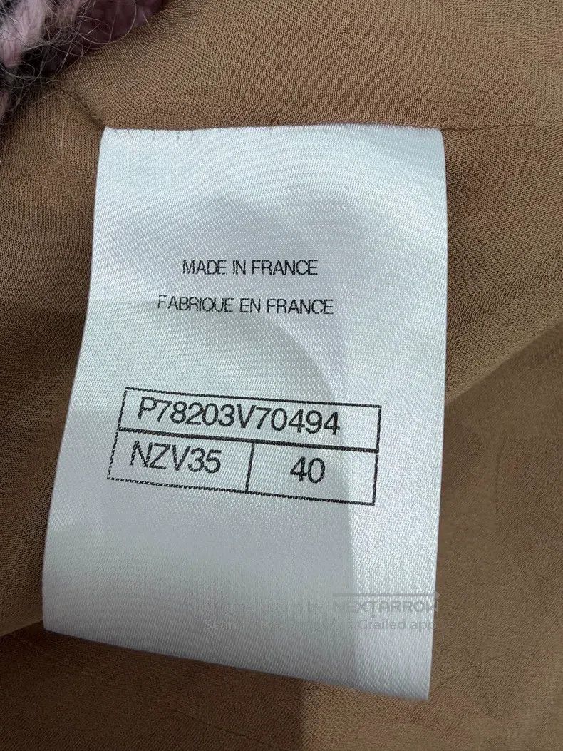 Chanel Chanel Autumn and winter show pink woollen woven short coa Size S / US 4 / IT 40 - 6 Thumbnail